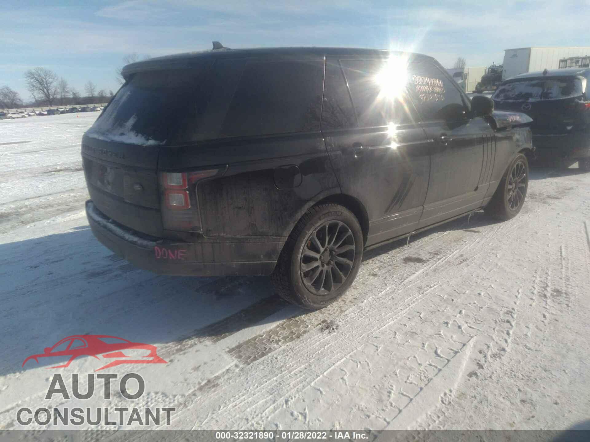 LAND ROVER RANGE ROVER 2016 - SALGS2VF9GA254465