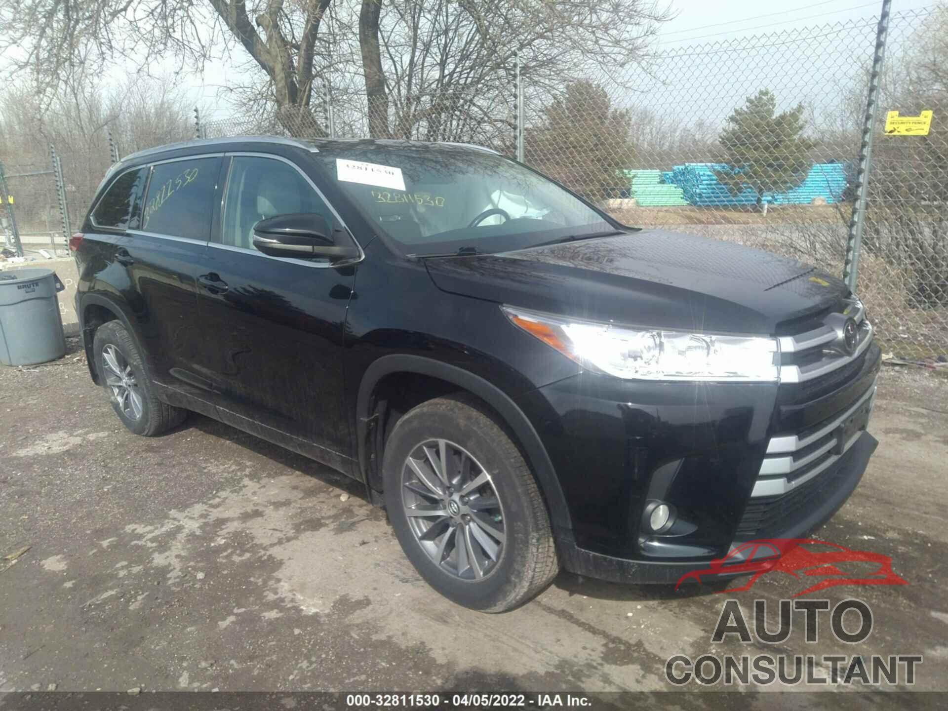 TOYOTA HIGHLANDER 2017 - 5TDJZRFHXHS377178