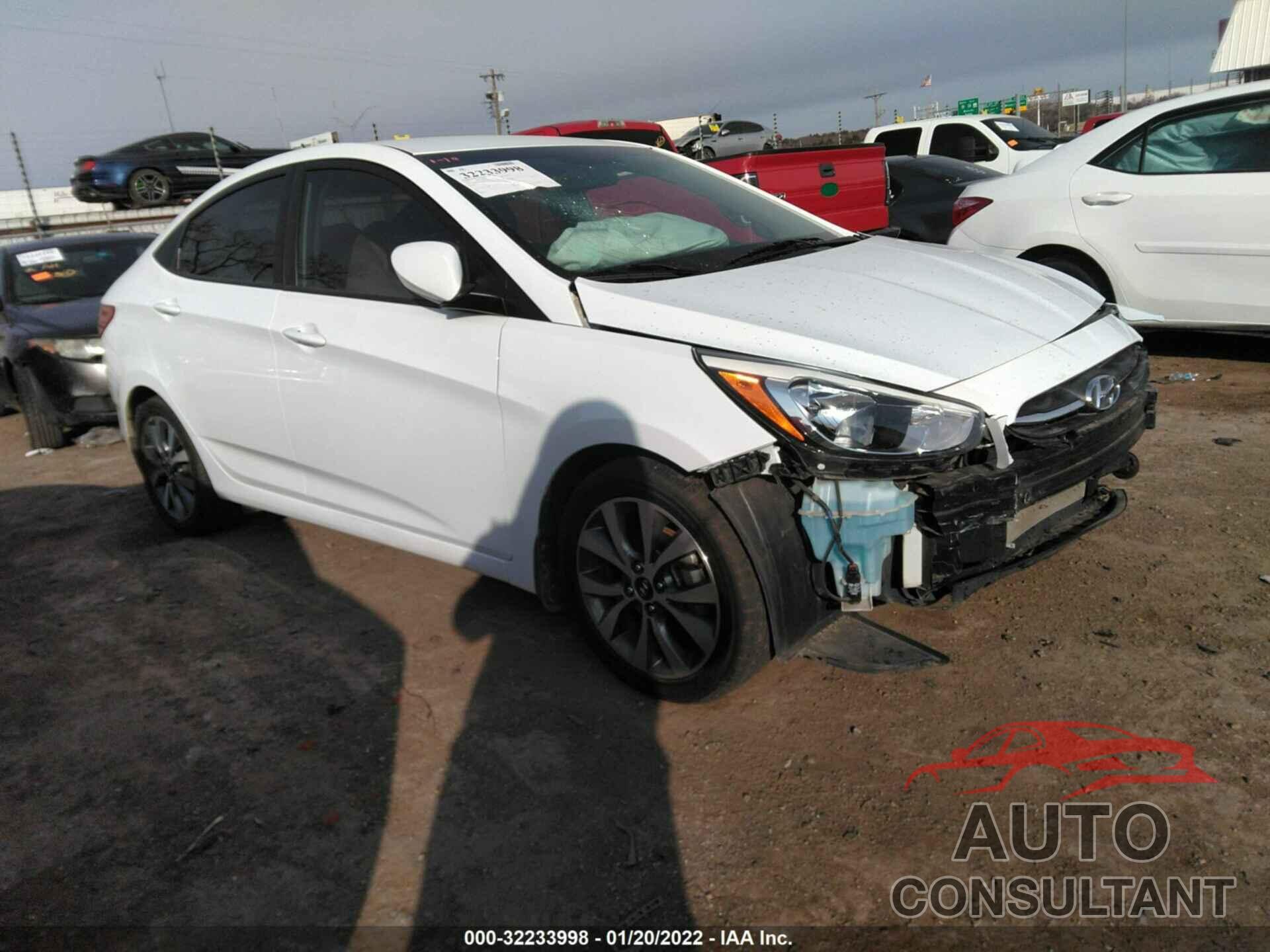 HYUNDAI ACCENT 2017 - KMHCT4AE8HU336906