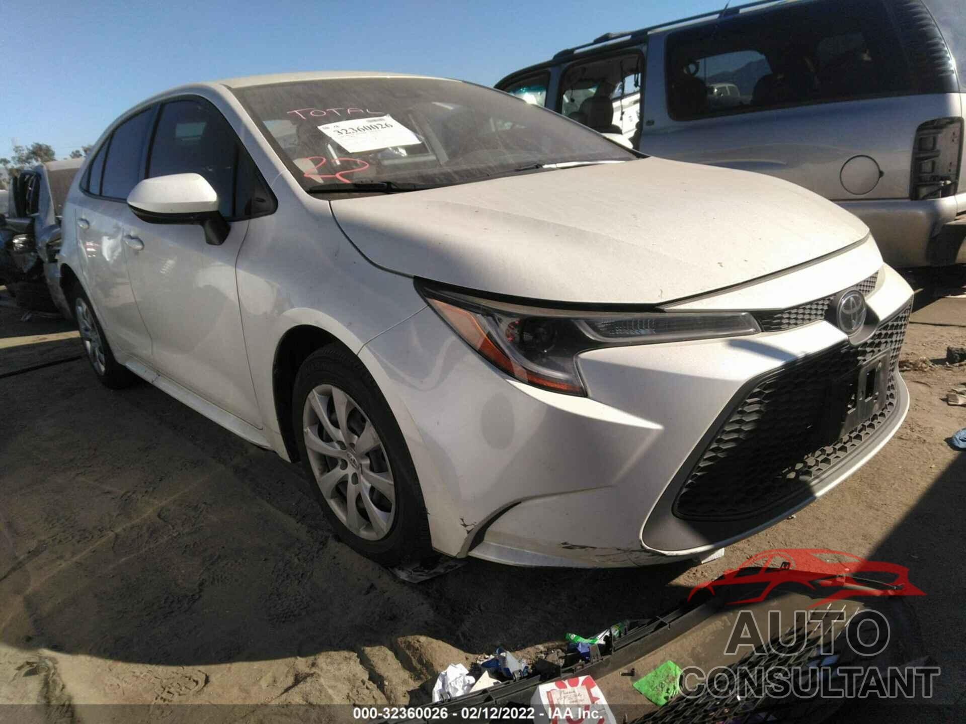TOYOTA COROLLA 2020 - JTDEPRAE9LJ076766