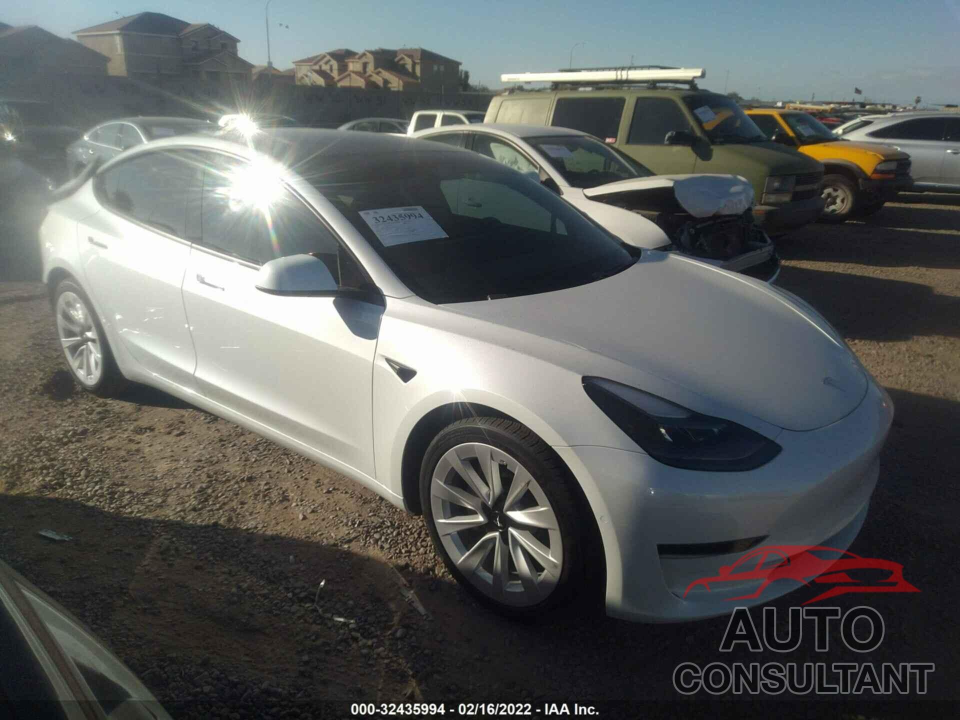 TESLA MODEL 3 2021 - 5YJ3E1EA3MF053367