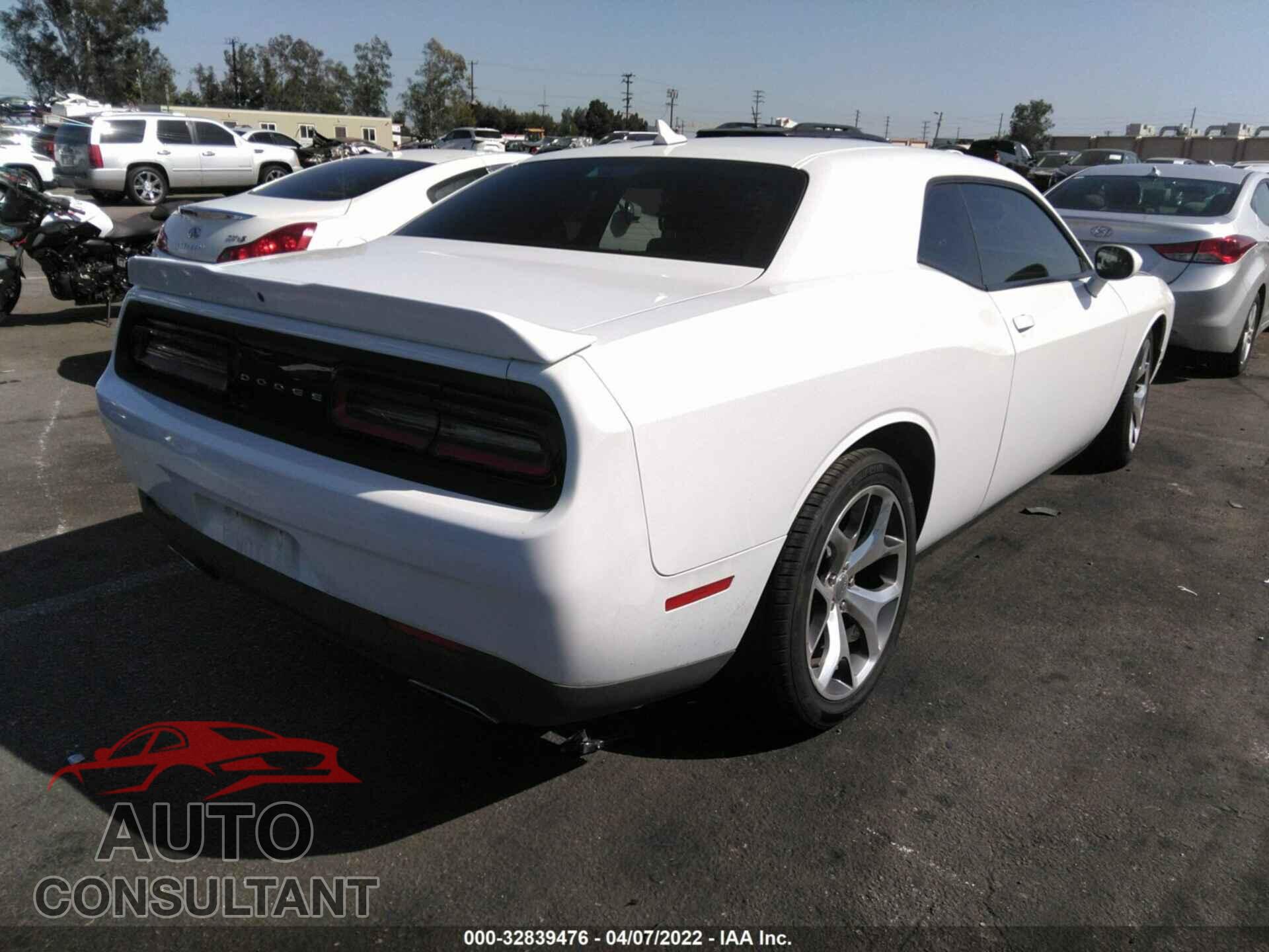 DODGE CHALLENGER 2016 - 2C3CDZAGXGH349971