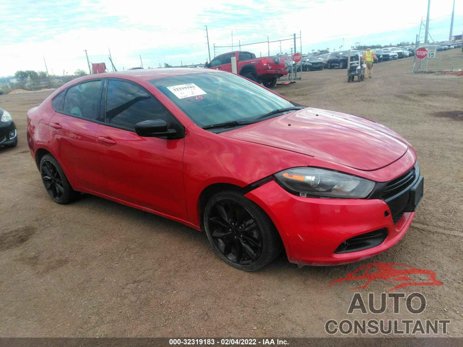 DODGE DART 2016 - 1C3CDFFA3GD822772