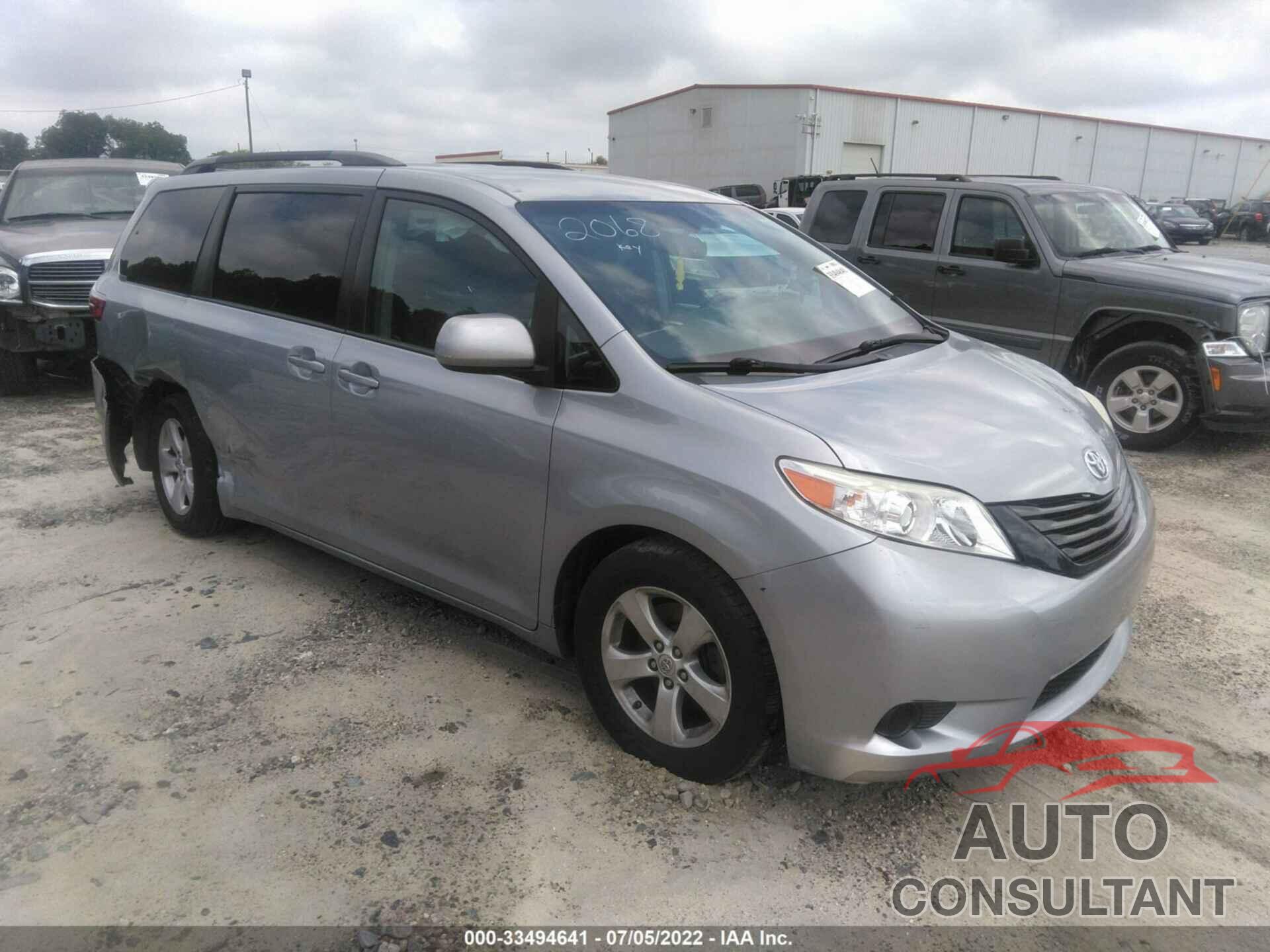 TOYOTA SIENNA 2016 - 5TDKK3DC3GS702068