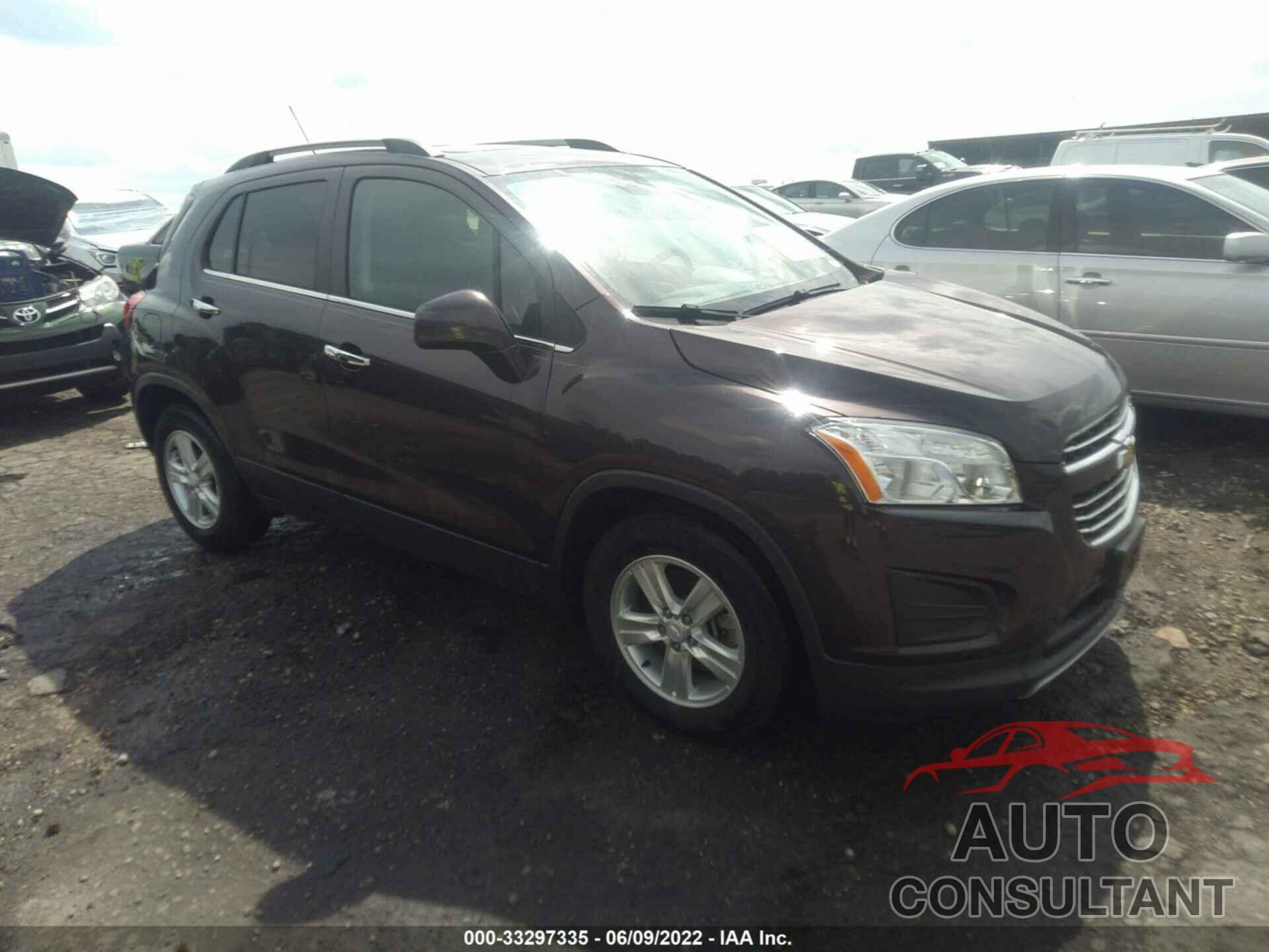 CHEVROLET TRAX 2016 - 3GNCJLSB8GL156981