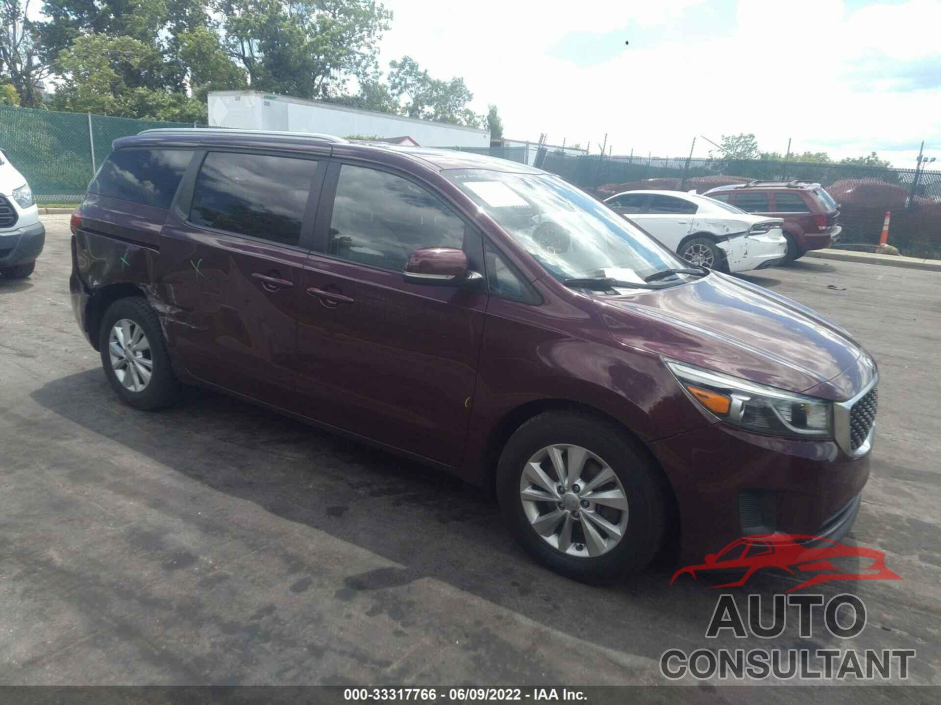 KIA SEDONA 2016 - KNDMB5C18G6110802