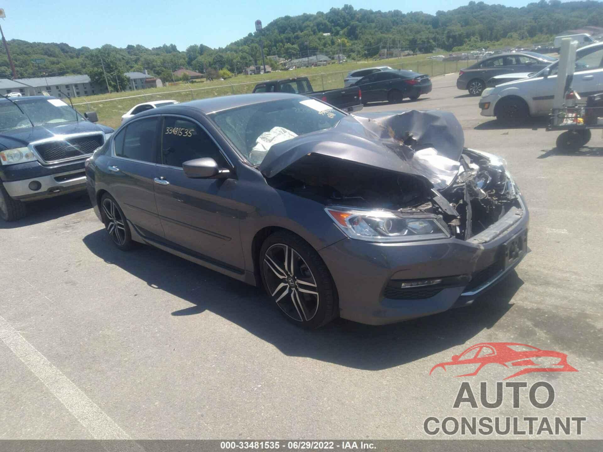 HONDA ACCORD SEDAN 2017 - 1HGCR2F58HA061816