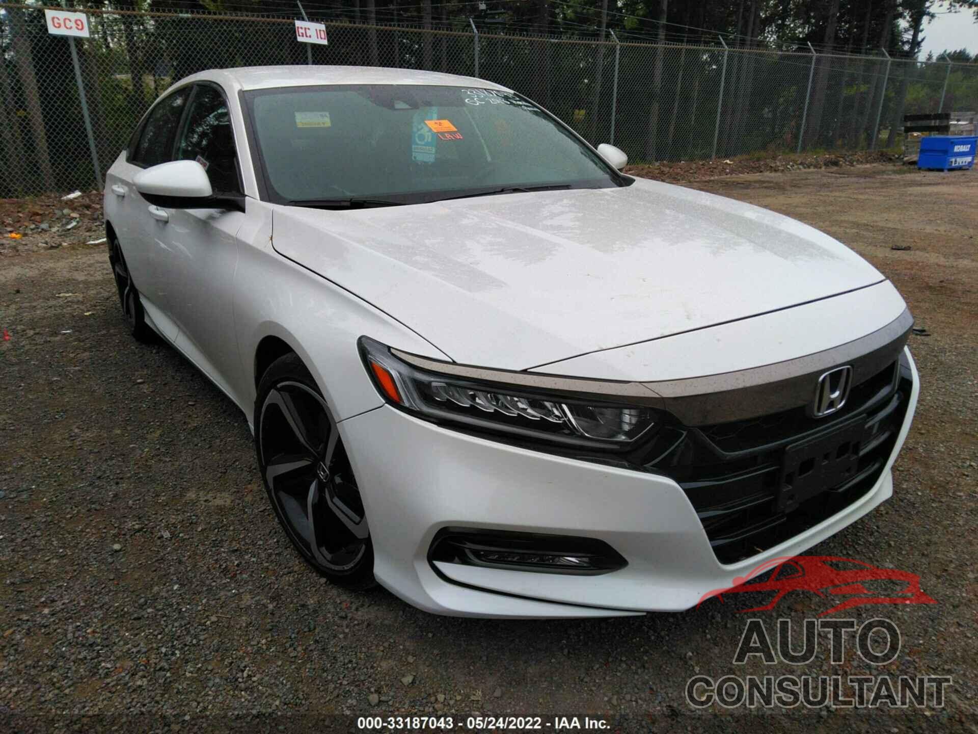 HONDA ACCORD SEDAN 2018 - 1HGCV1F39JA248475