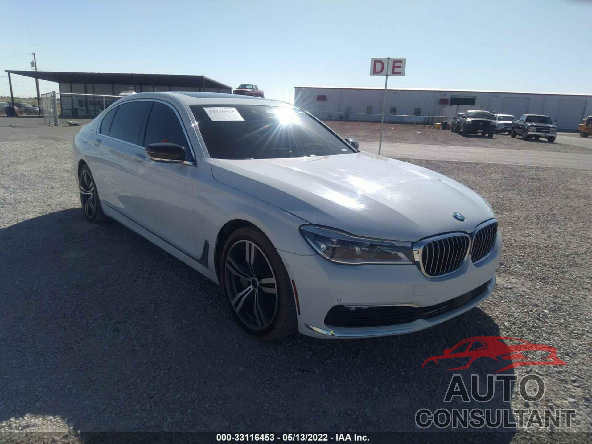 BMW 7 SERIES 2016 - WBA7F2C56GG416794