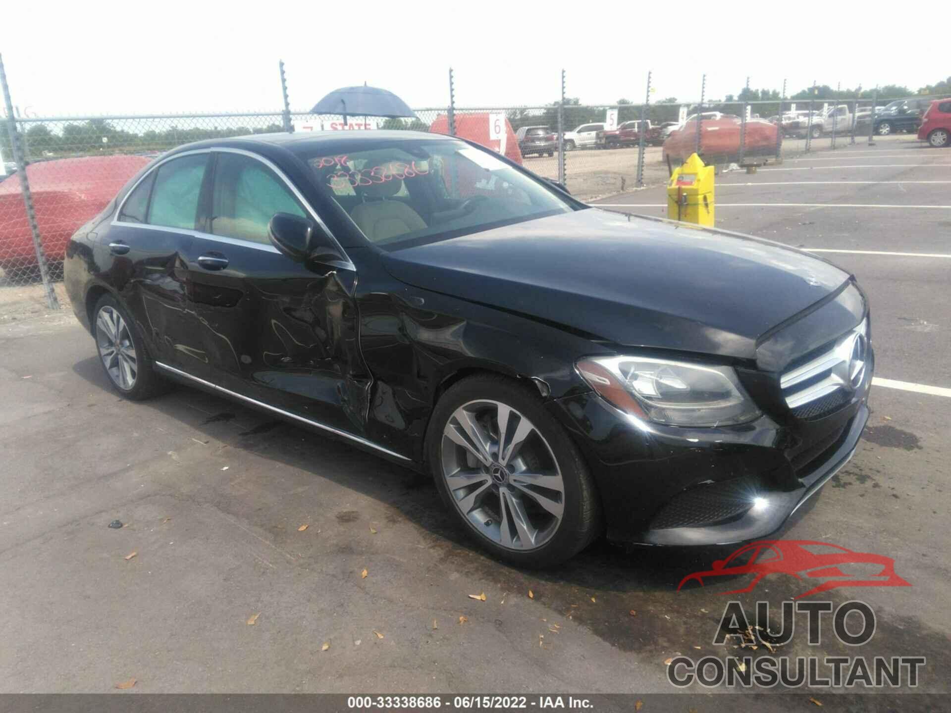 MERCEDES-BENZ C-CLASS 2018 - WDDWF4JB5JR408691
