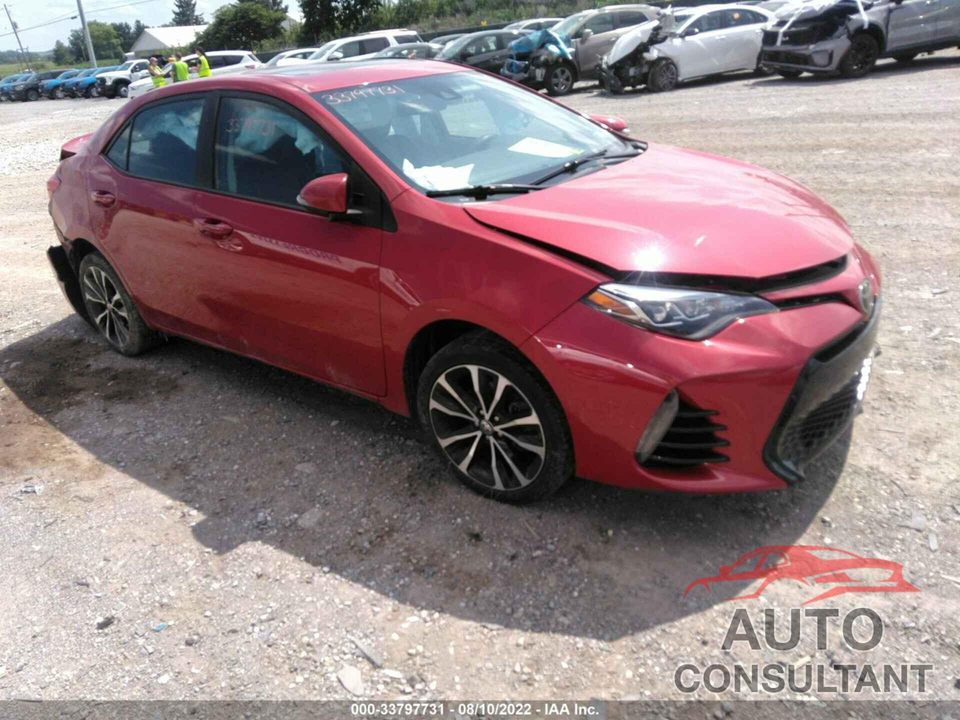 TOYOTA COROLLA 2017 - 2T1BURHE7HC748571