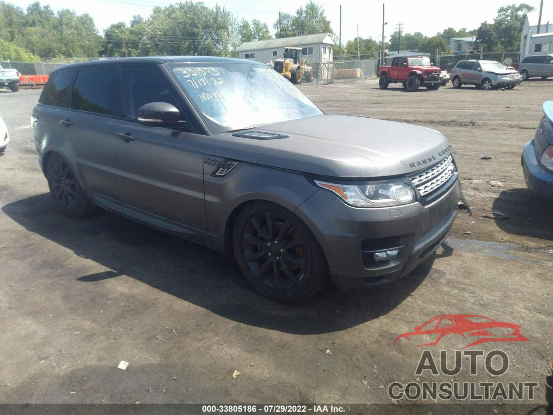 LAND ROVER RANGE ROVER SPORT 2016 - SALWR2VF6GA632023