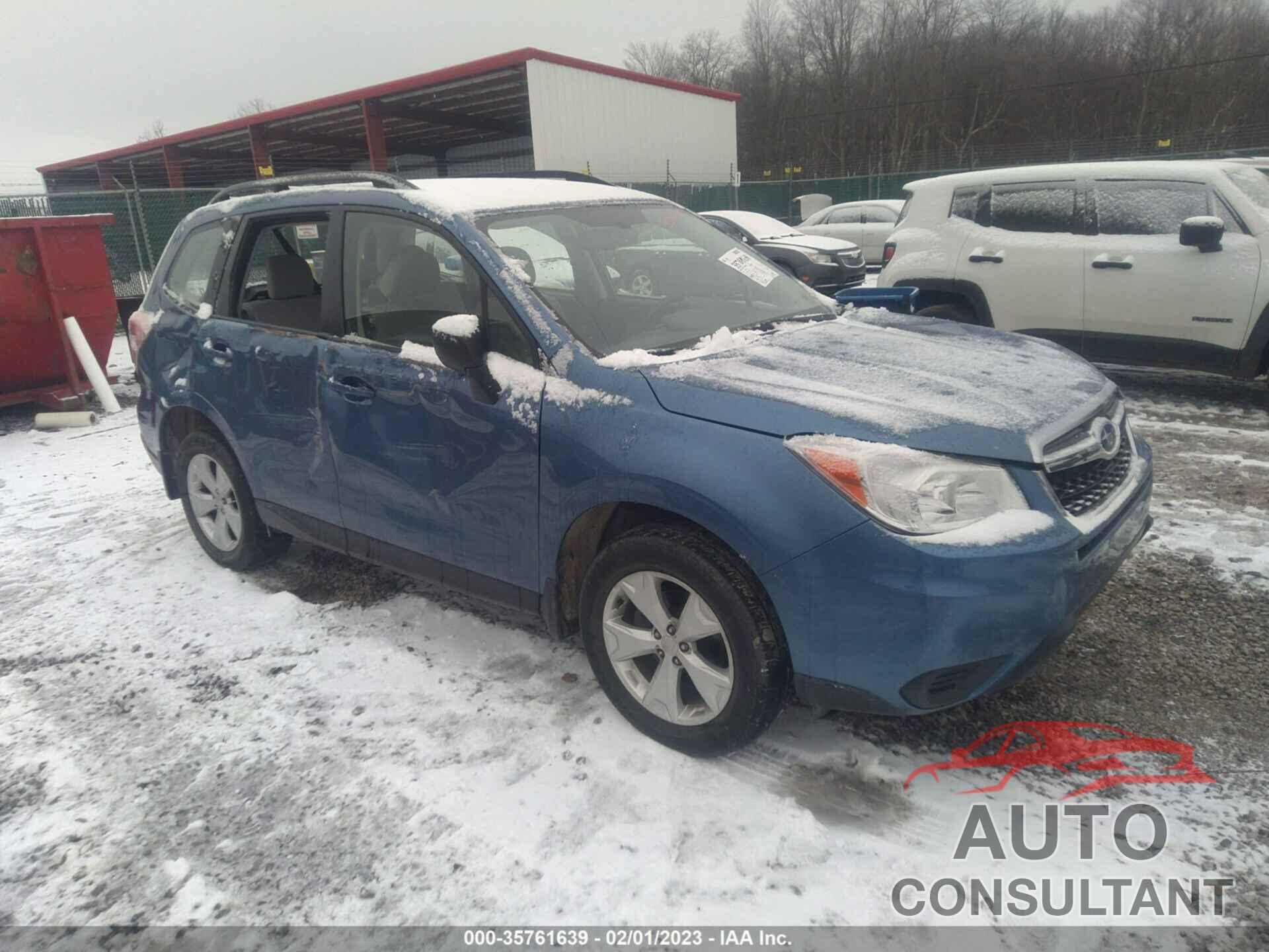 SUBARU FORESTER 2016 - JF2SJABC3GH562278