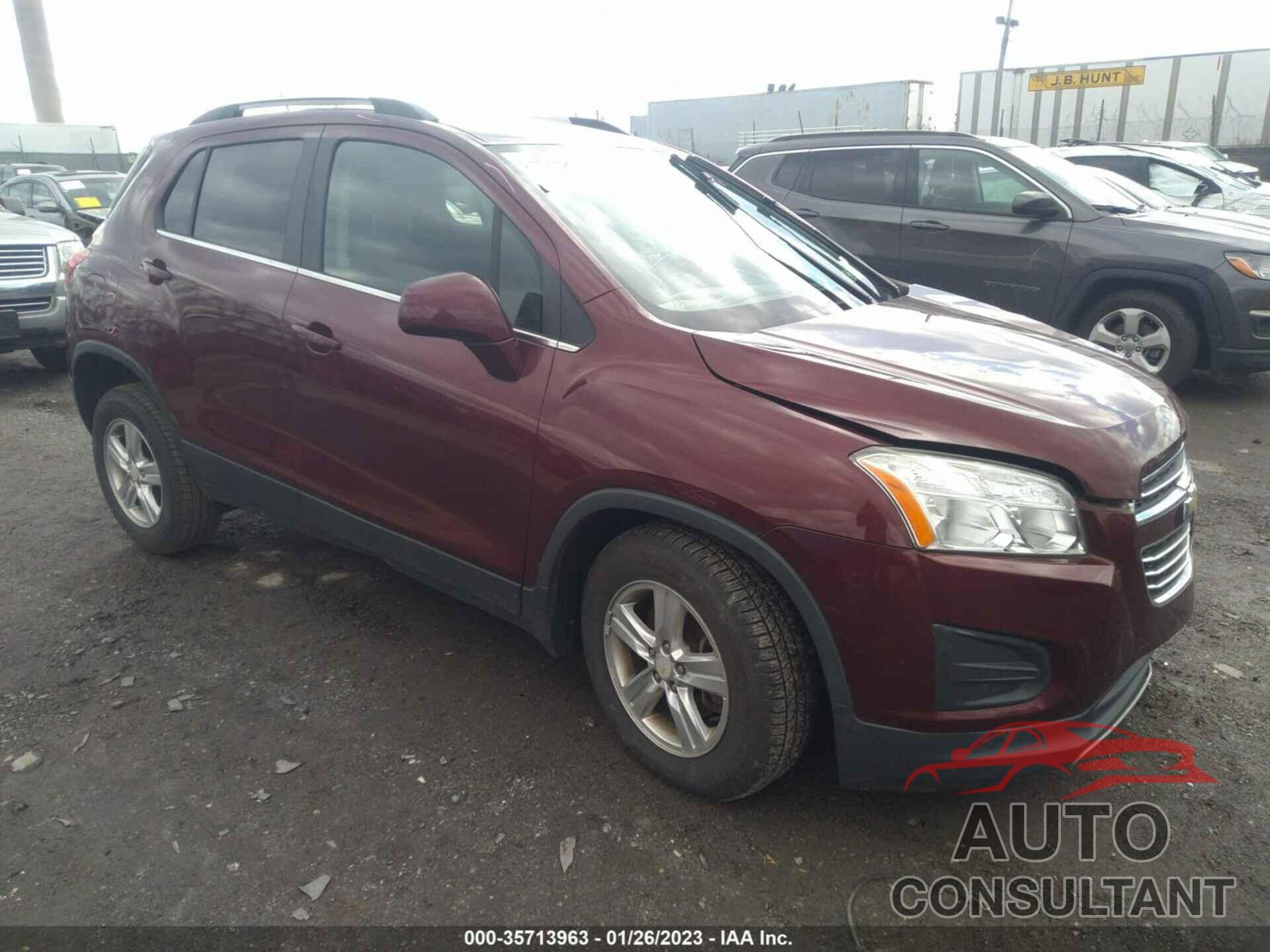 CHEVROLET TRAX 2016 - 3GNCJPSB2GL223467