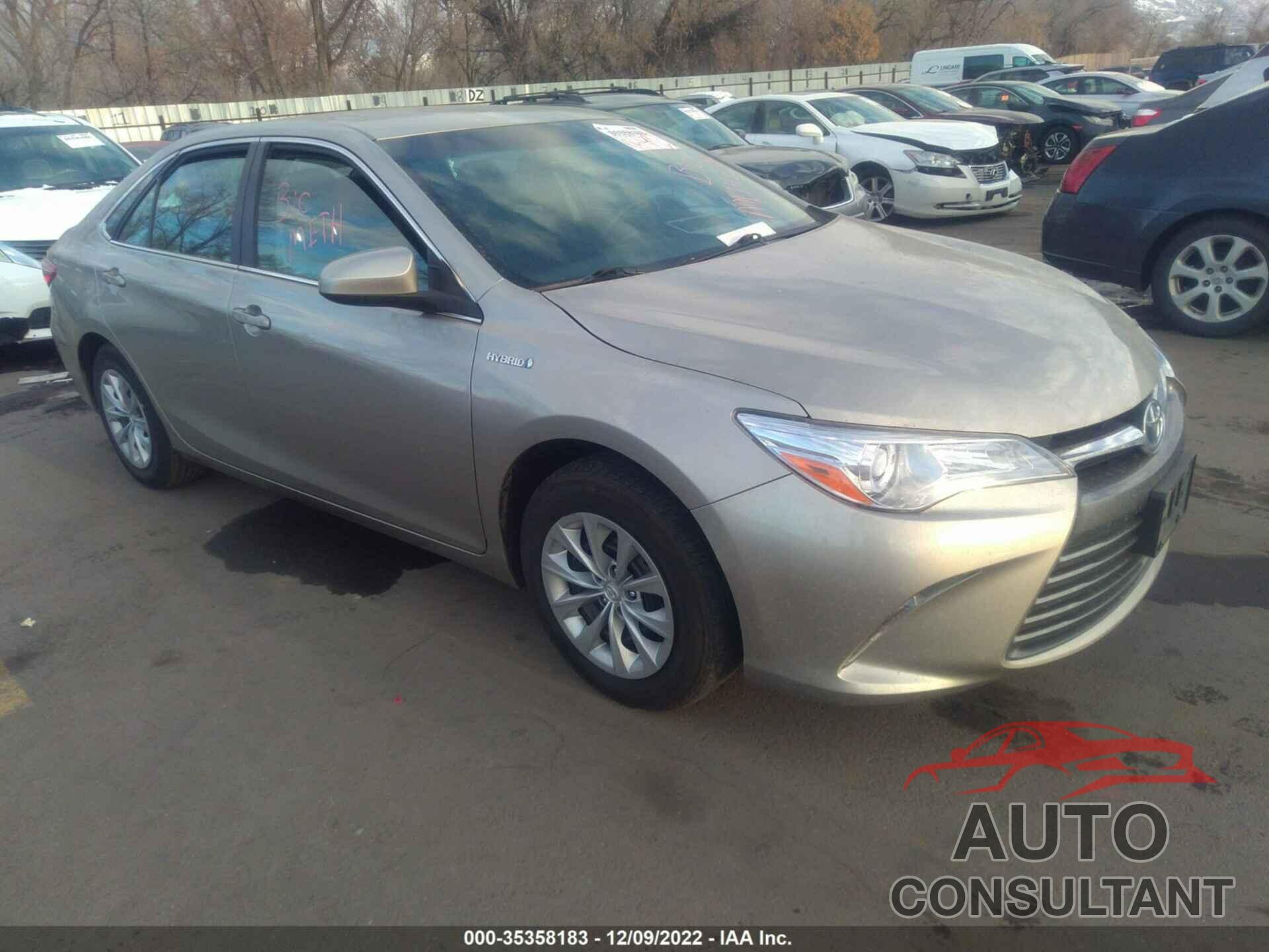 TOYOTA CAMRY 2017 - 4T1BD1FK5HU226272