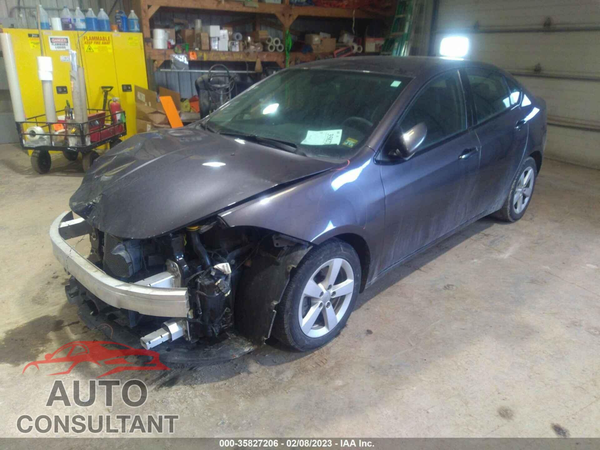DODGE DART 2016 - 1C3CDFBB1GD624903
