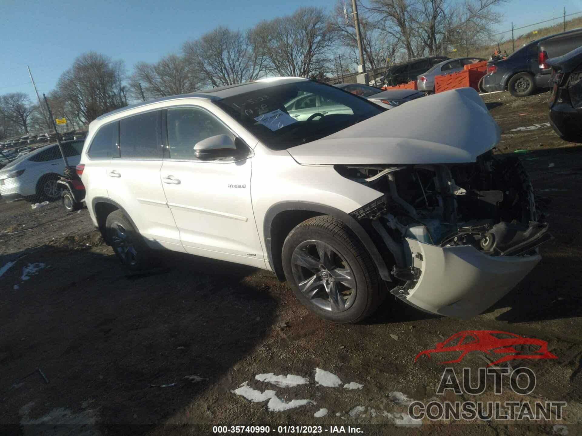 TOYOTA HIGHLANDER 2019 - 5TDDGRFH8KS067685