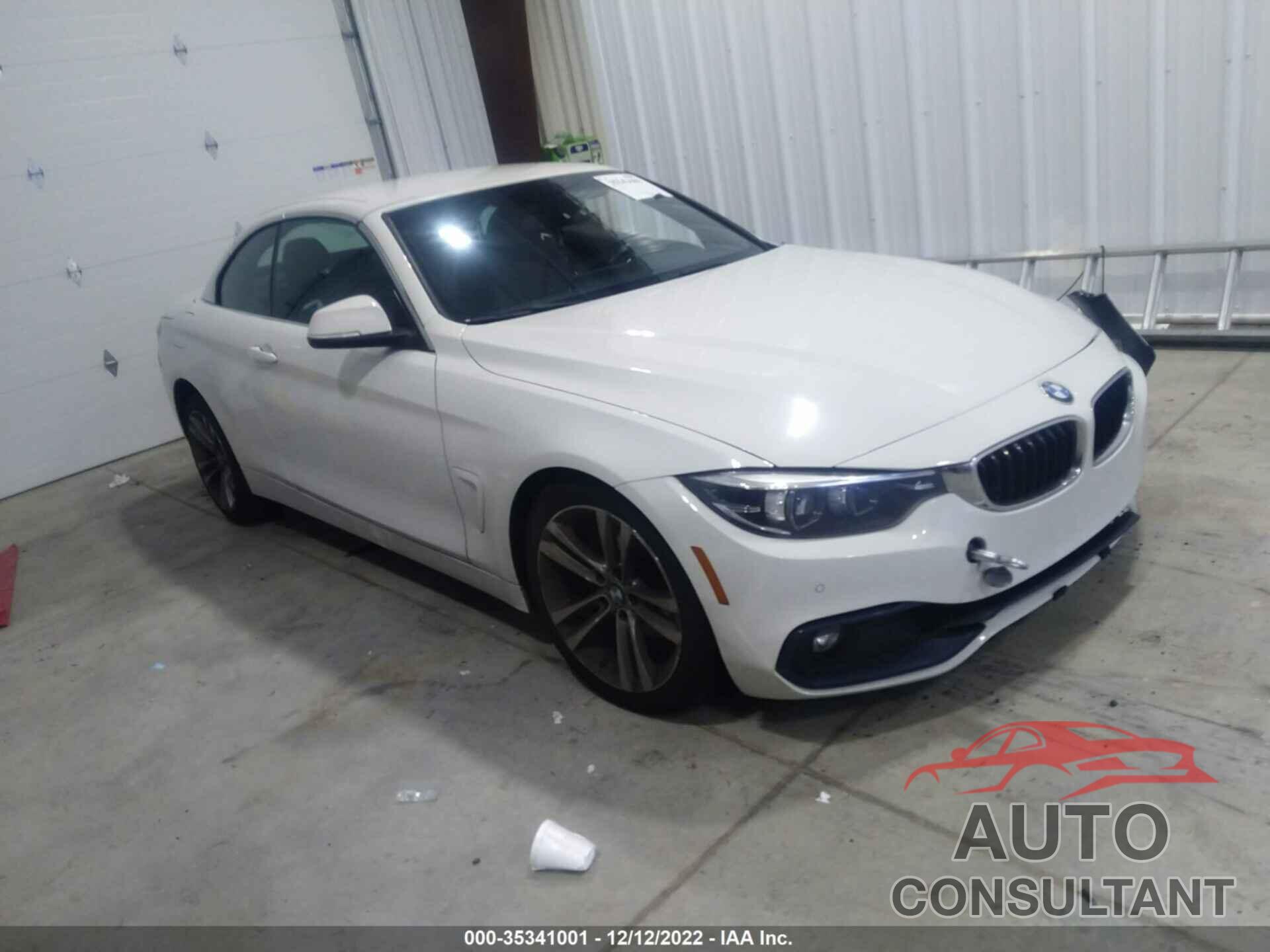 BMW 4 SERIES 2018 - WBA4Z3C54JEC48823