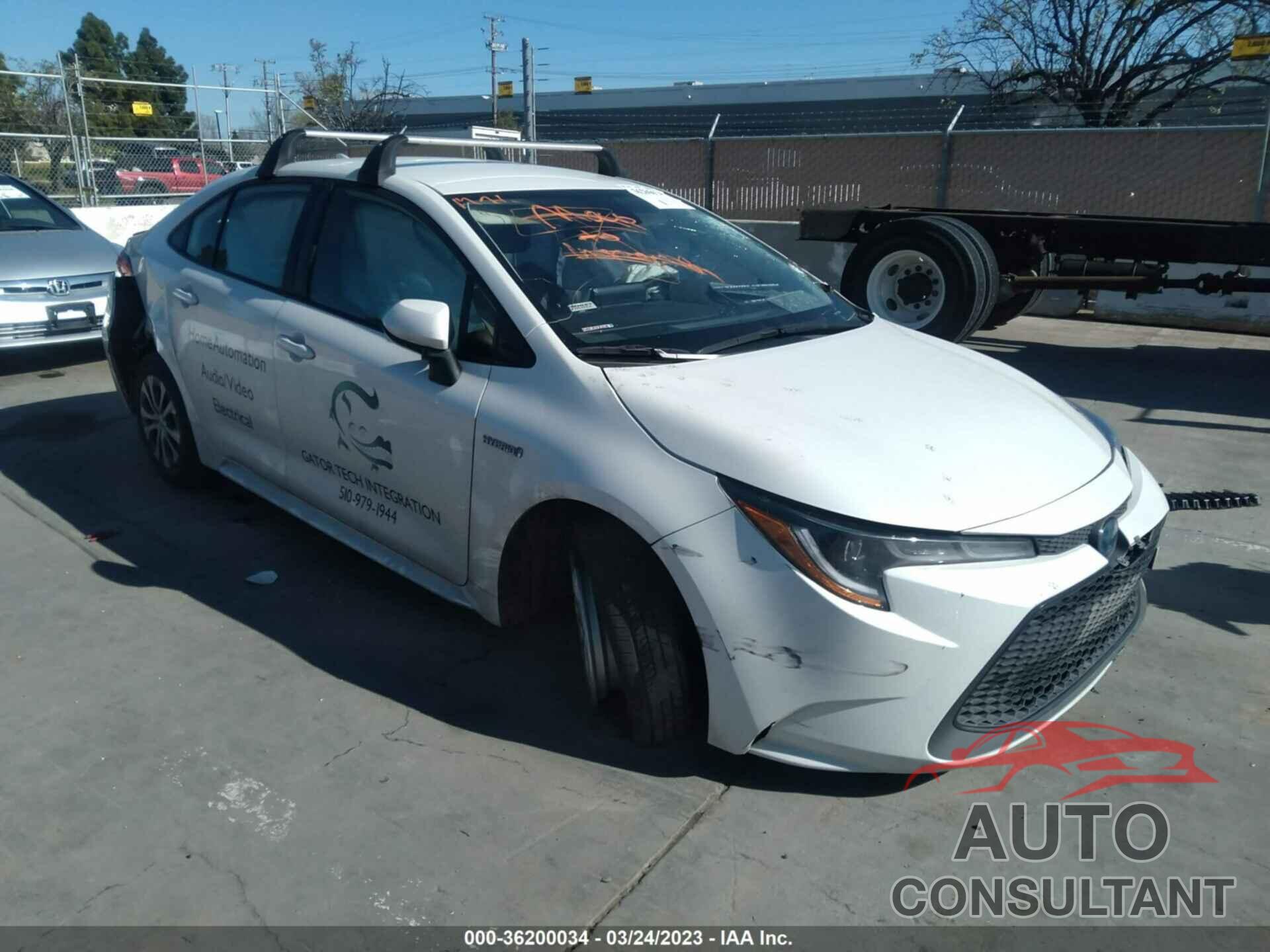 TOYOTA COROLLA 2020 - JTDEBRBE5LJ003522