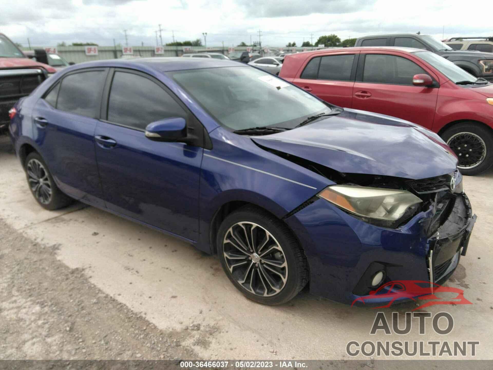 TOYOTA COROLLA 2015 - 5YFBURHE9FP348508