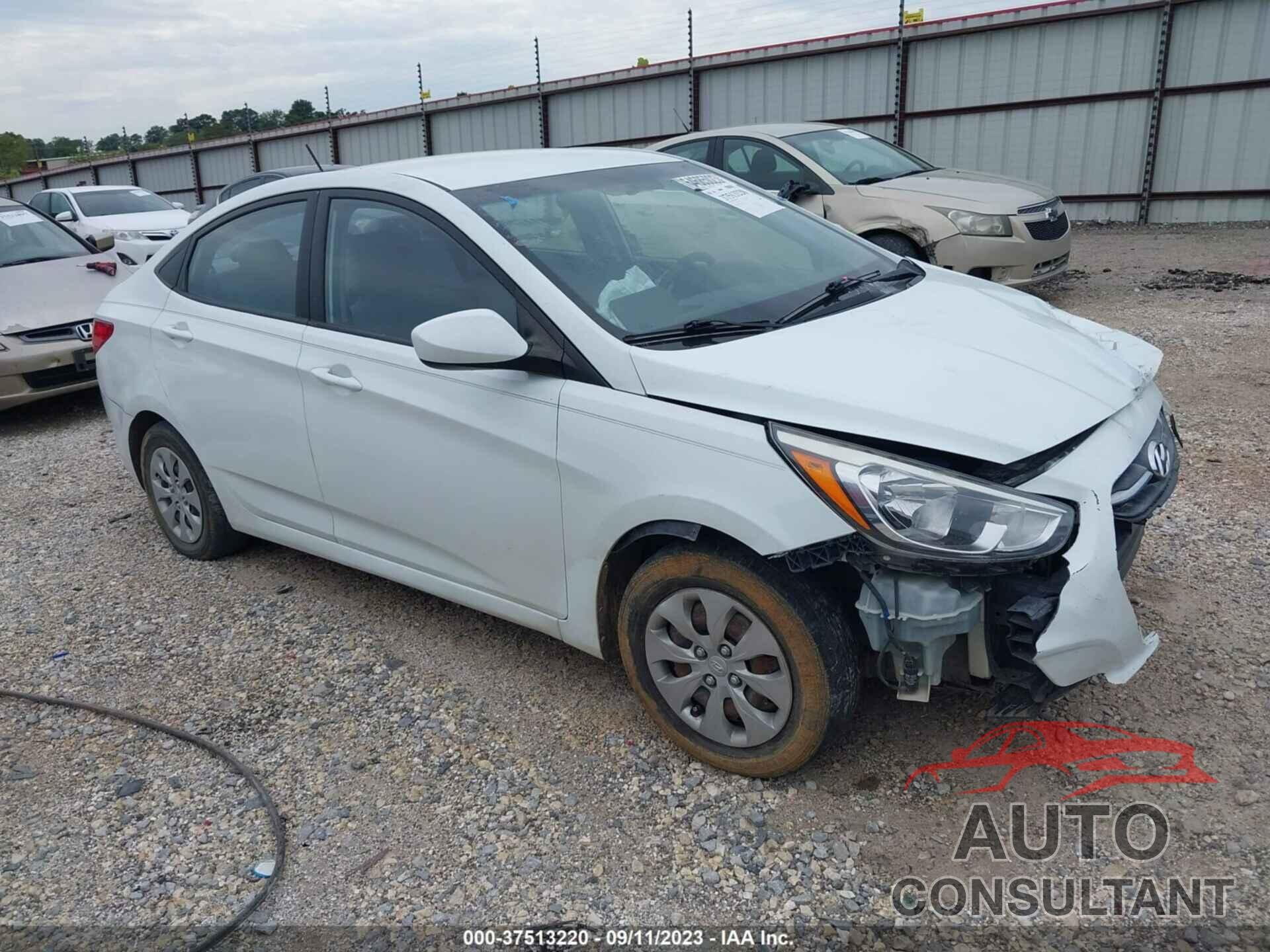 HYUNDAI ACCENT 2016 - KMHCT4AEXGU057987