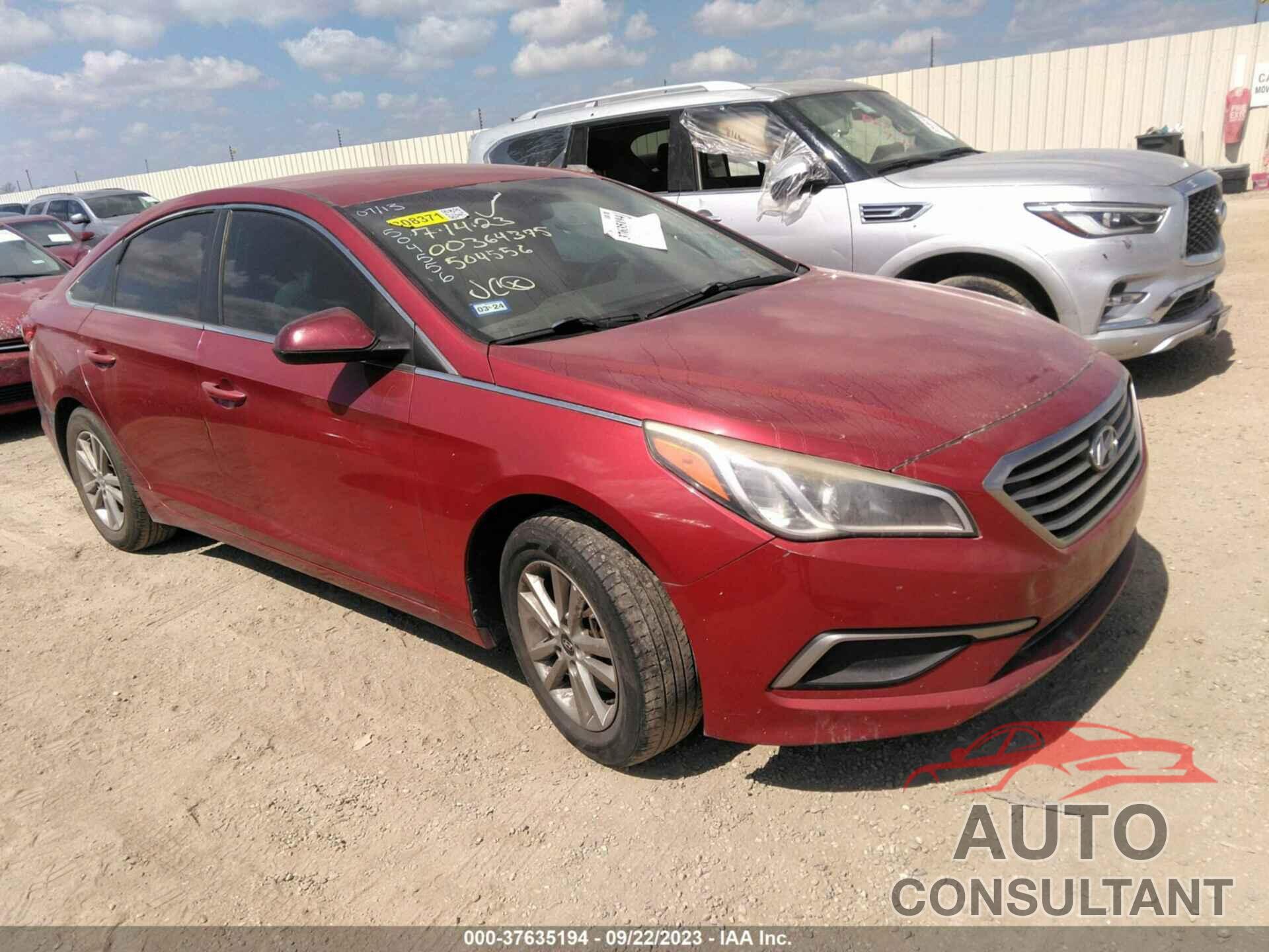 HYUNDAI SONATA 2017 - 5NPE24AF0HH504556