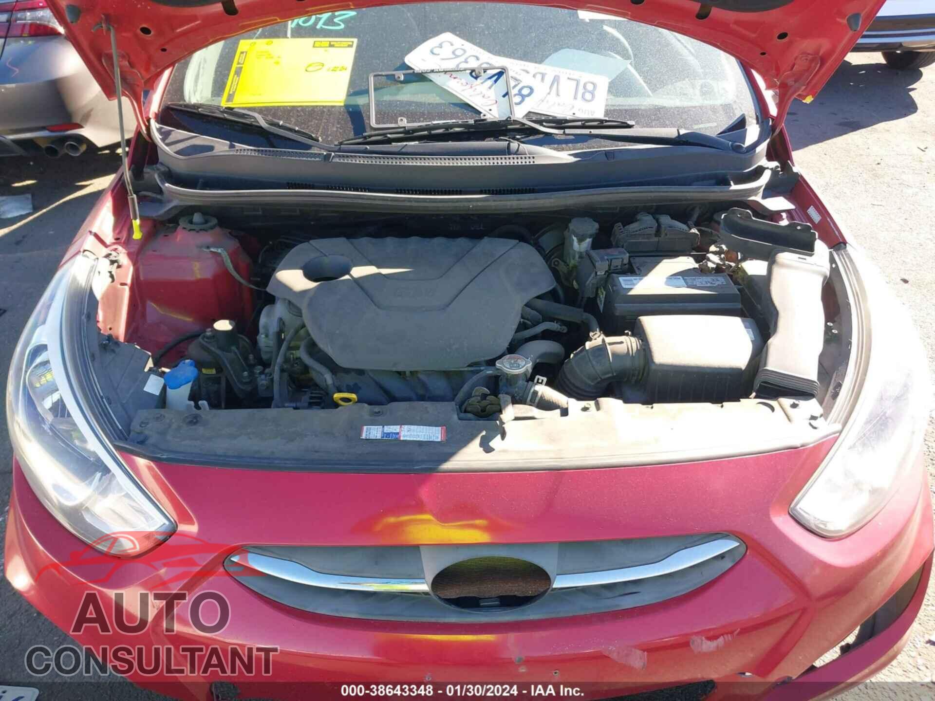 HYUNDAI ACCENT 2017 - KMHCT4AE7HU376104