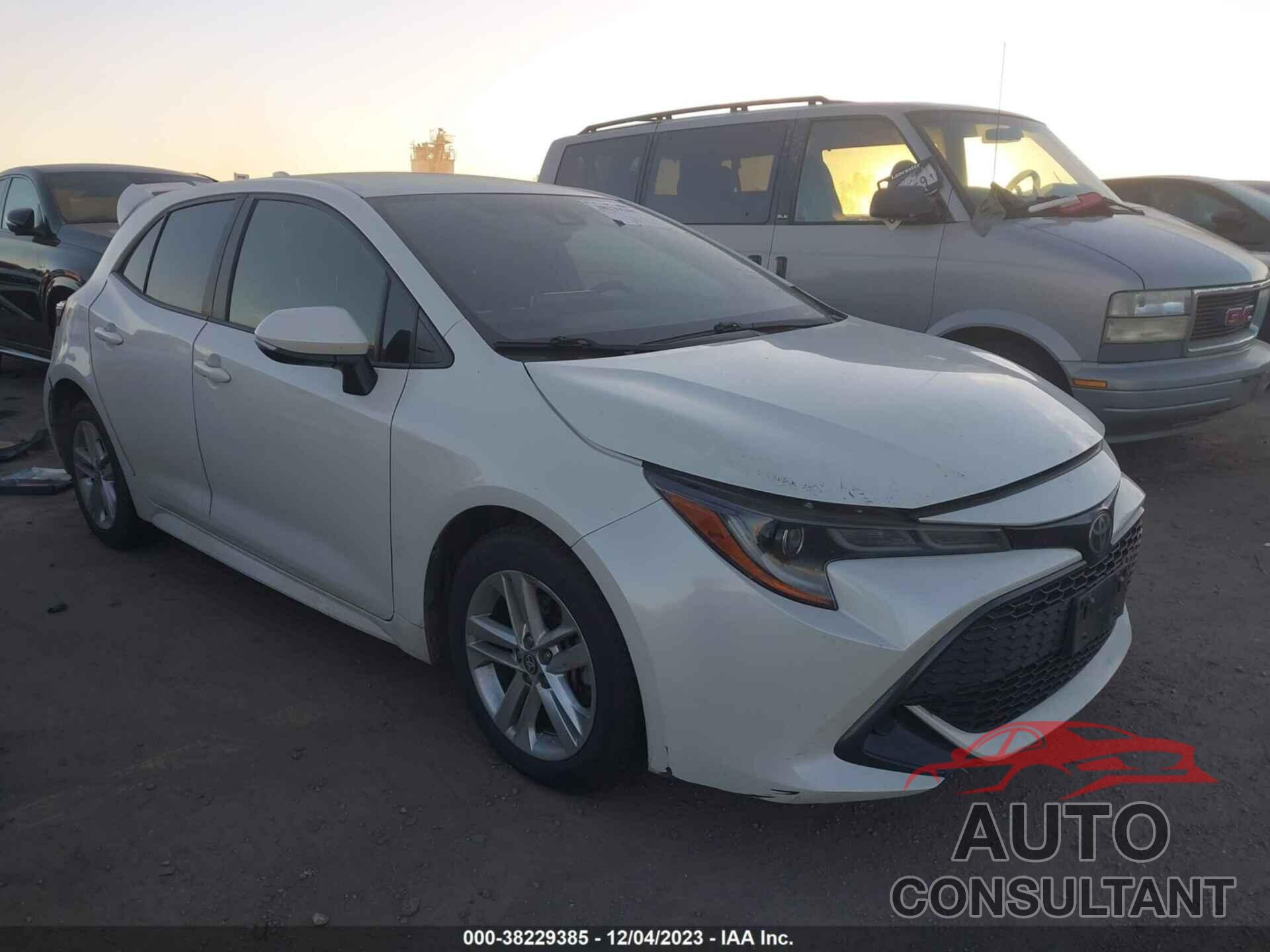 TOYOTA COROLLA 2019 - JTNK4RBE9K3039029