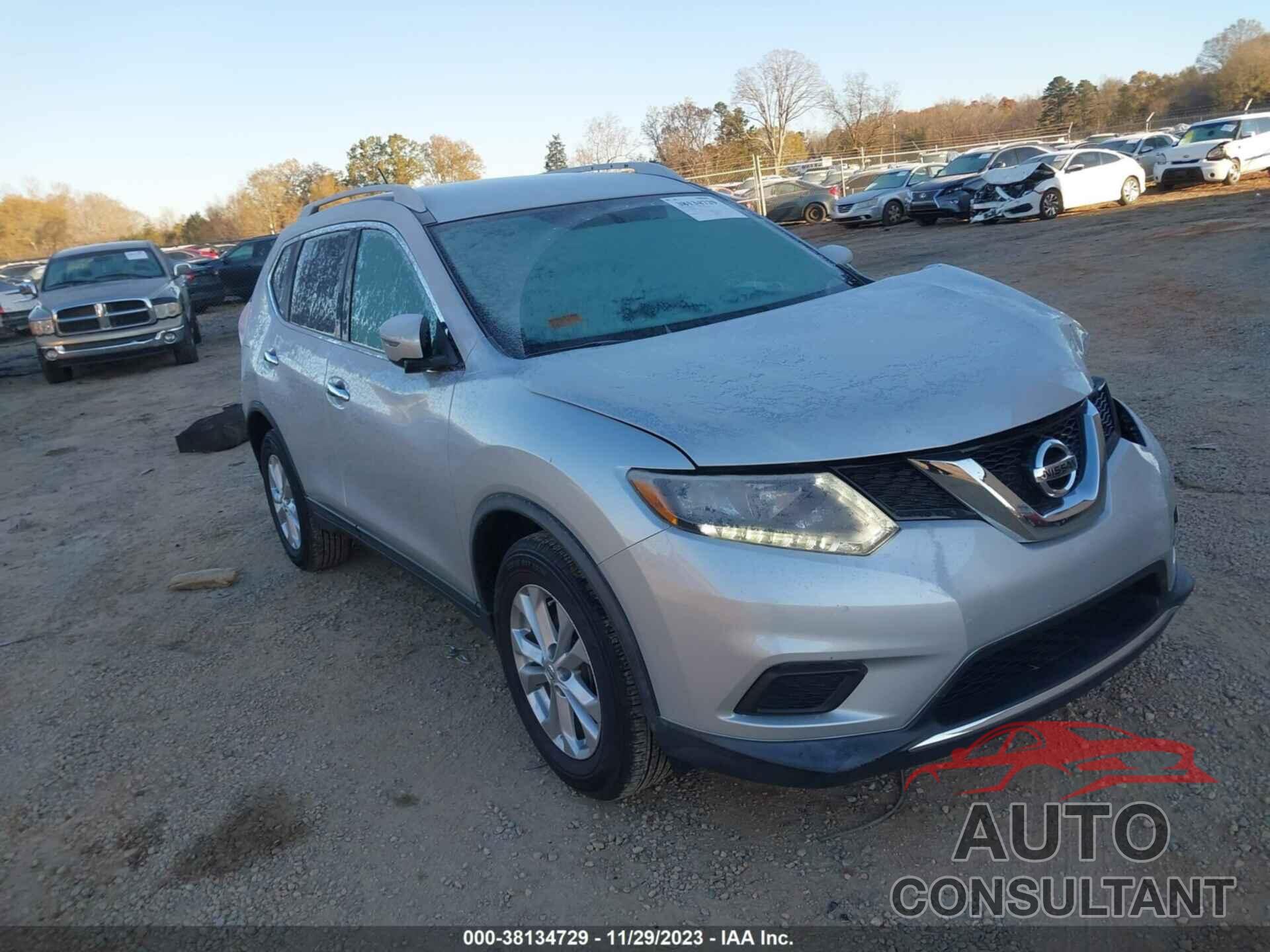 NISSAN ROGUE 2016 - KNMAT2MT3GP661194