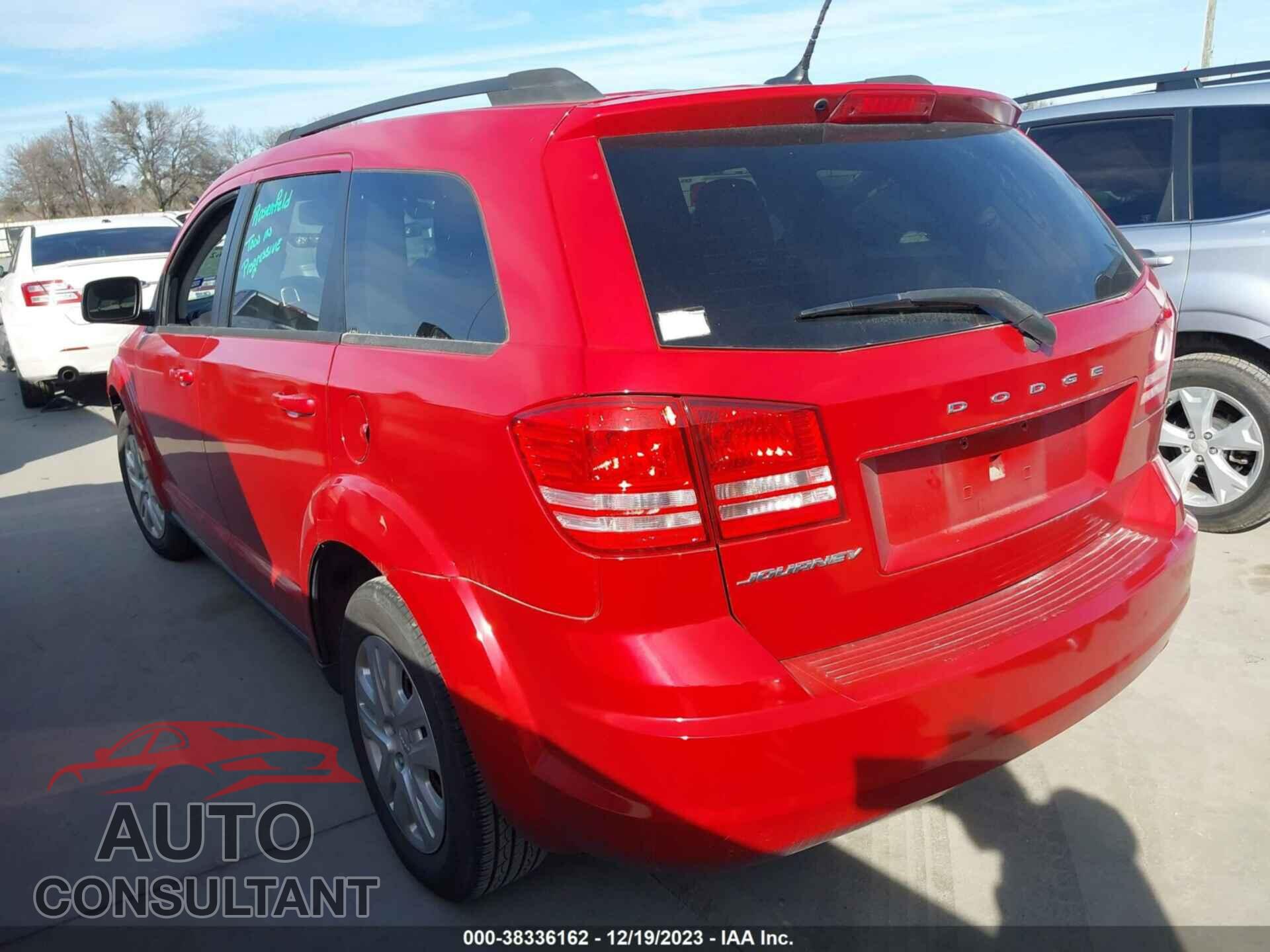 DODGE JOURNEY 2017 - 3C4PDCAB9HT504436