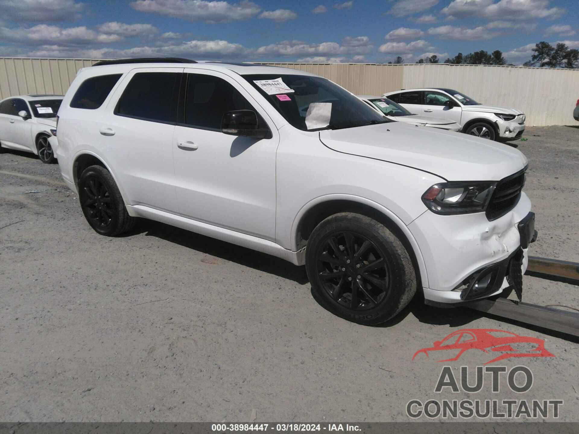 DODGE DURANGO 2018 - 1C4RDJDG9JC448441