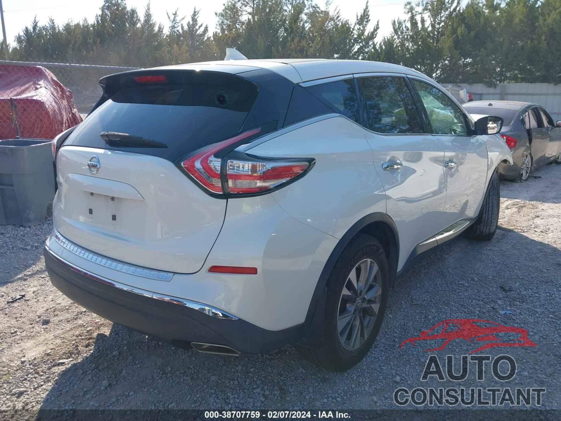 NISSAN MURANO 2017 - 5N1AZ2MGXHN192244