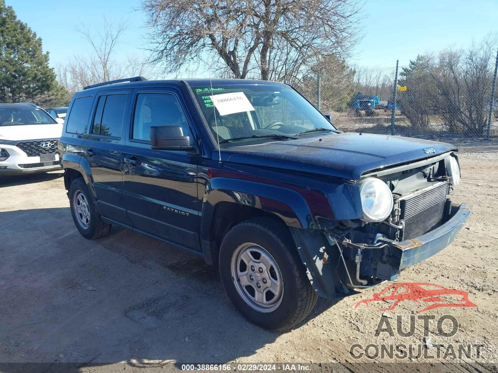 JEEP PATRIOT 2016 - 1C4NJPBB8GD727075