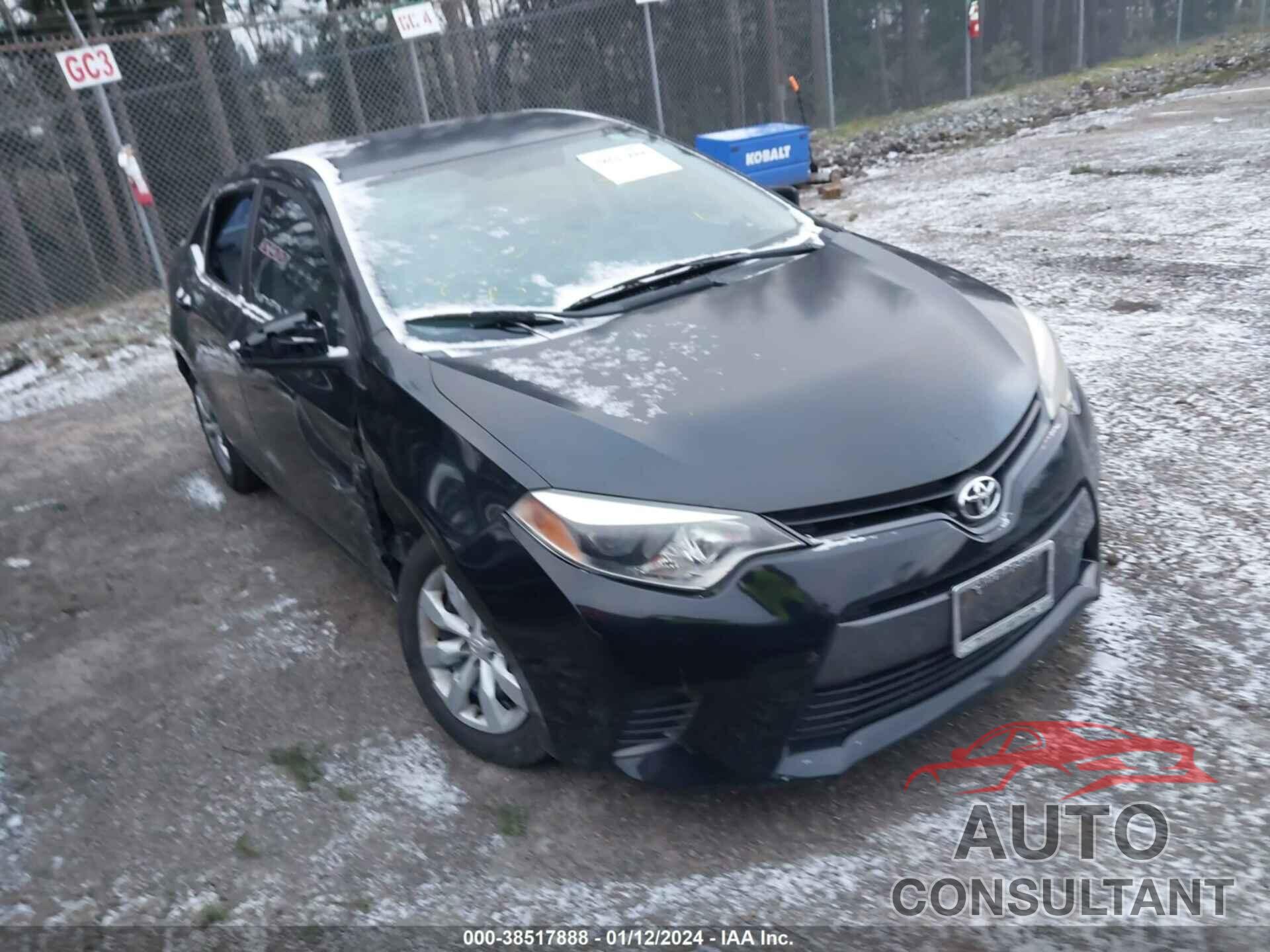 TOYOTA COROLLA 2016 - 5YFBURHE0GP539798