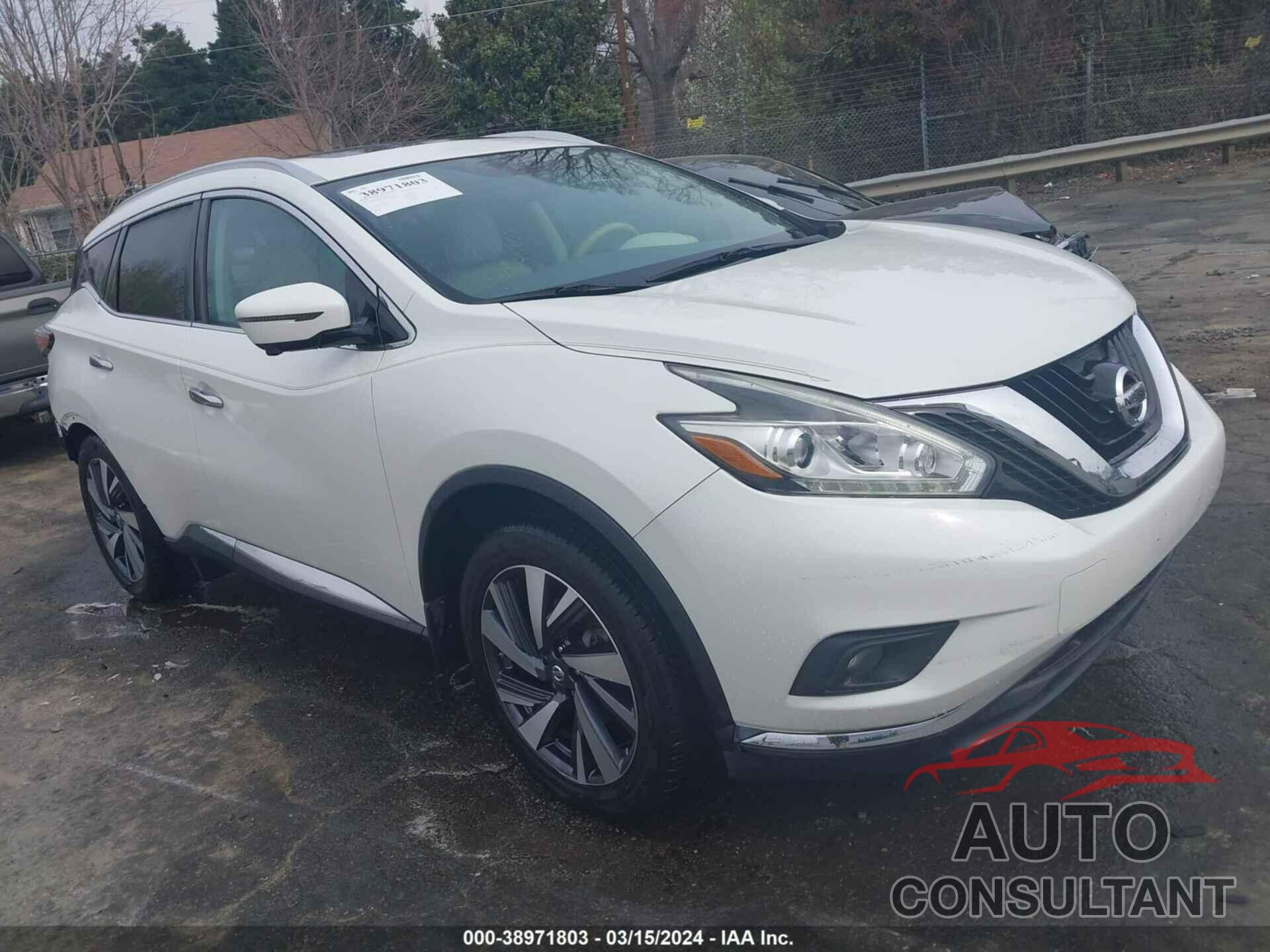 NISSAN MURANO 2016 - 5N1AZ2MH3GN151753