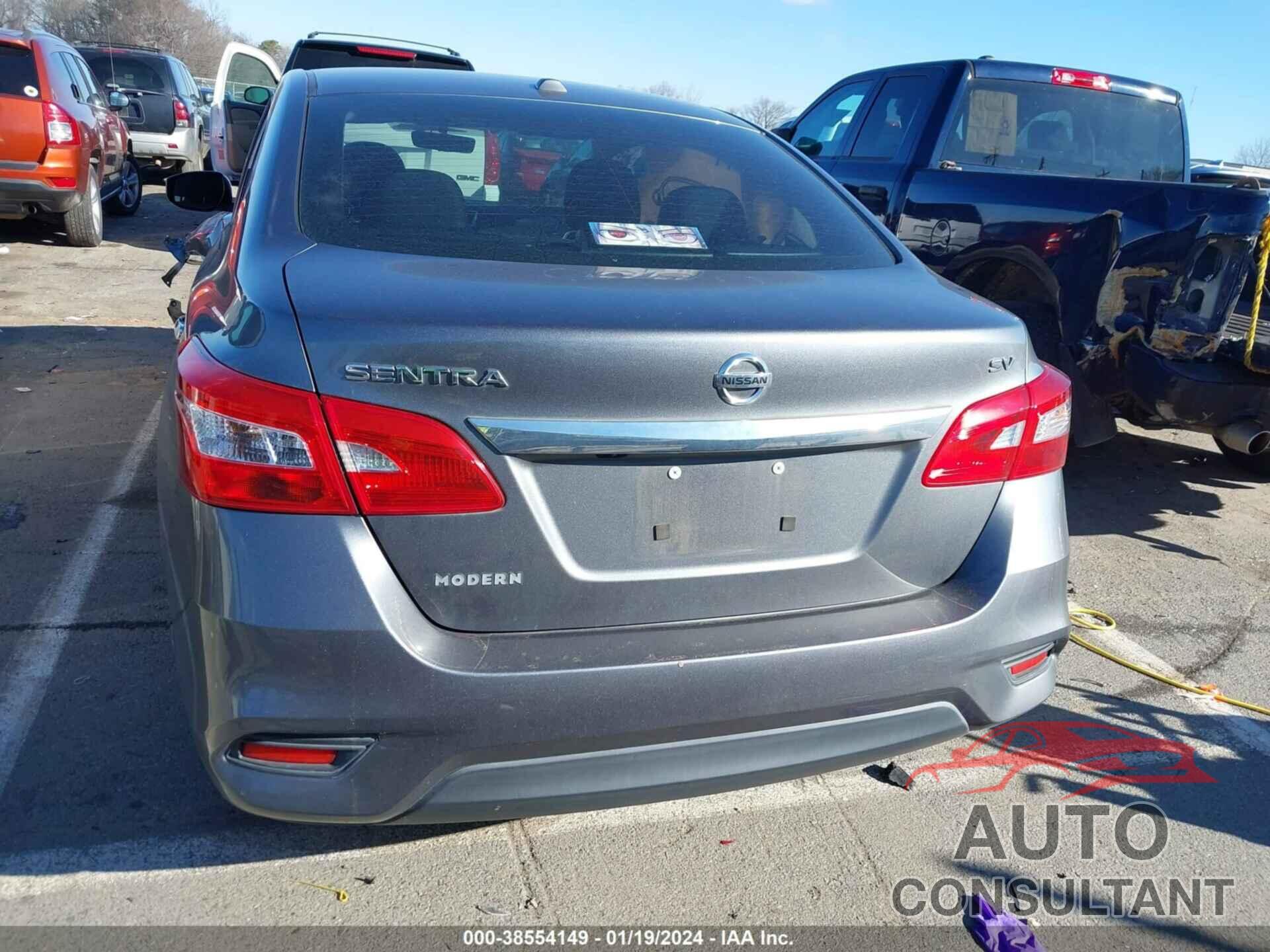 NISSAN SENTRA 2018 - 3N1AB7AP8JY211296