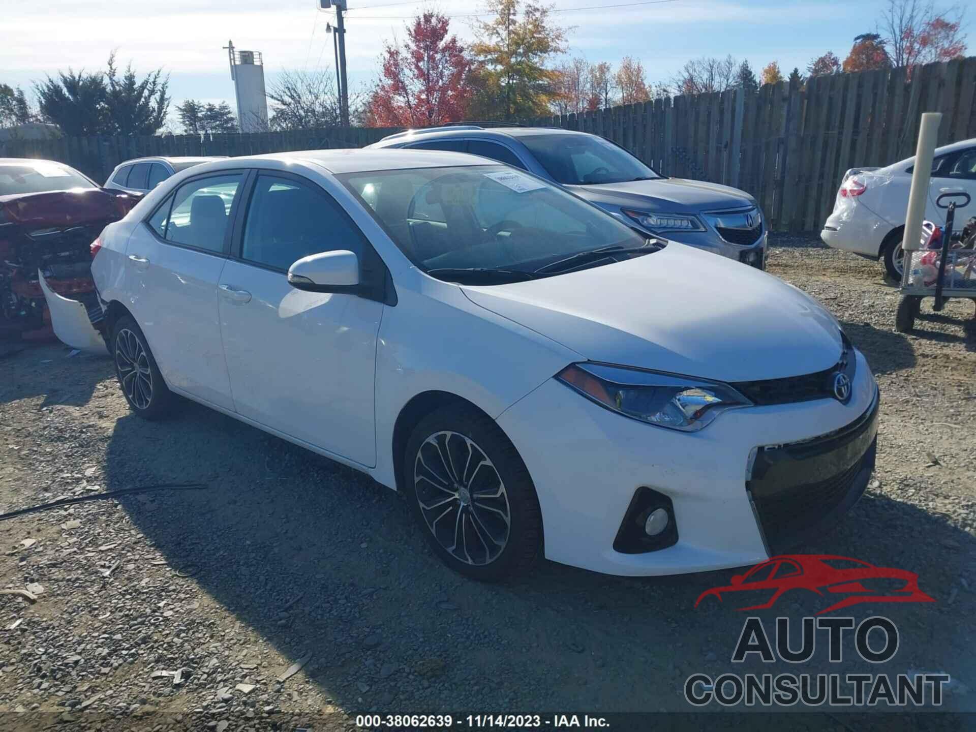 TOYOTA COROLLA 2016 - 2T1BURHE4GC634459