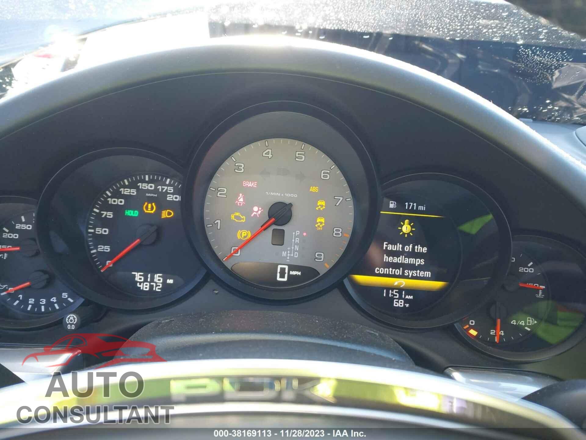 PORSCHE 911 2013 - WP0CB2A90DS155657