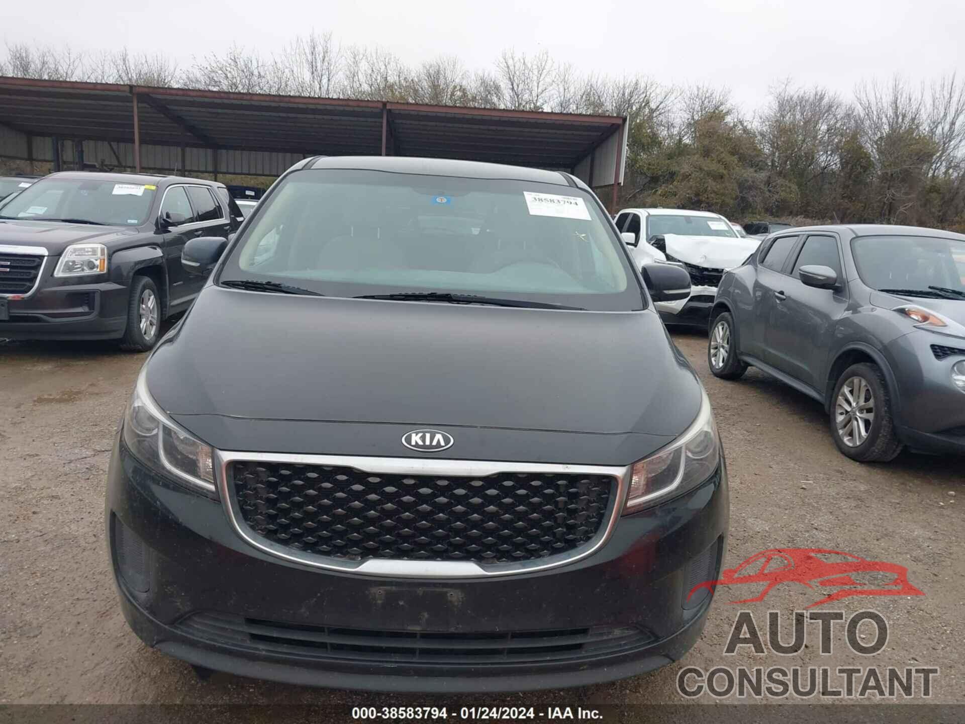 KIA SEDONA 2017 - KNDMB5C16H6217476