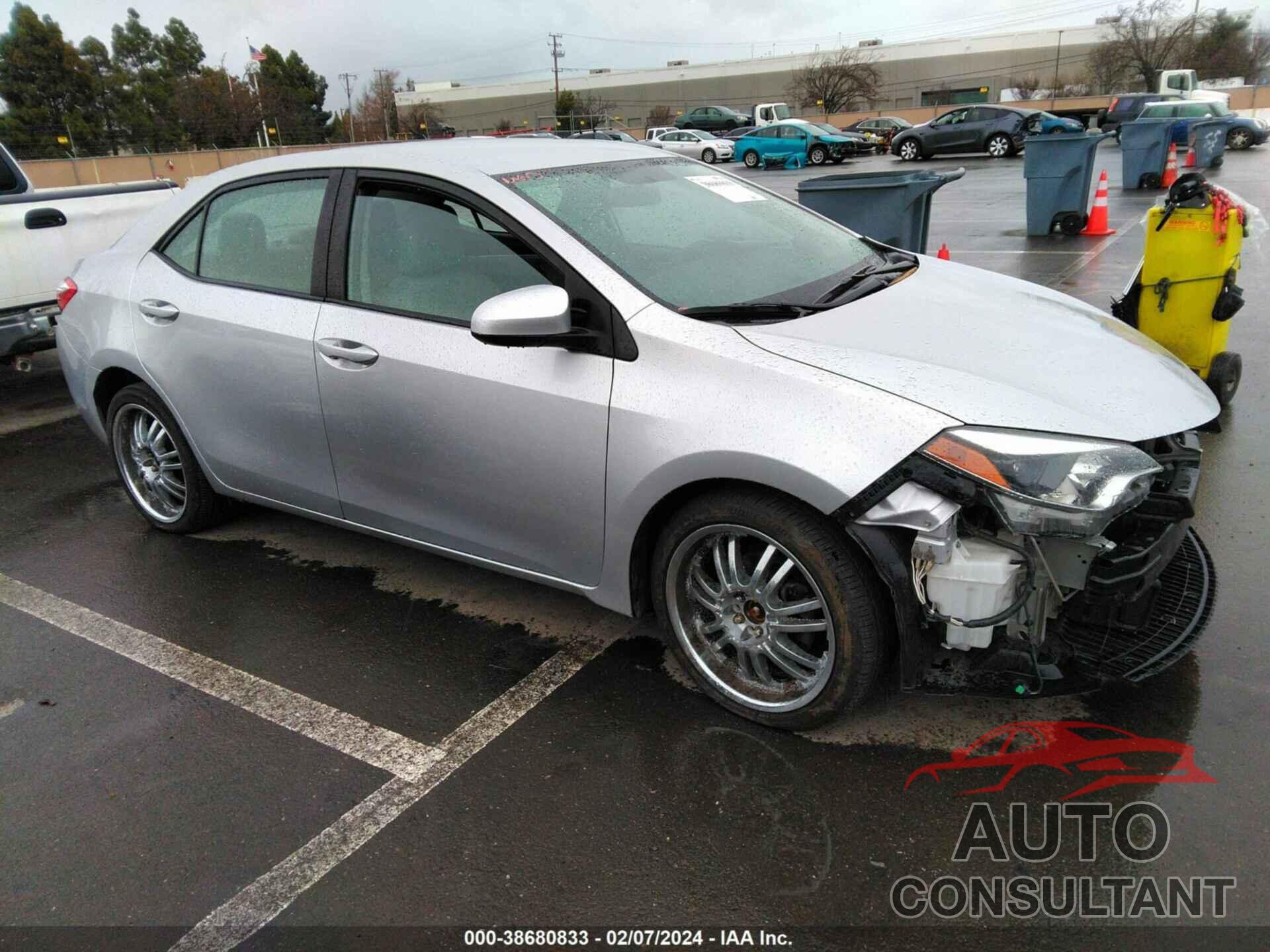 TOYOTA COROLLA 2016 - 5YFBURHE2GP449682