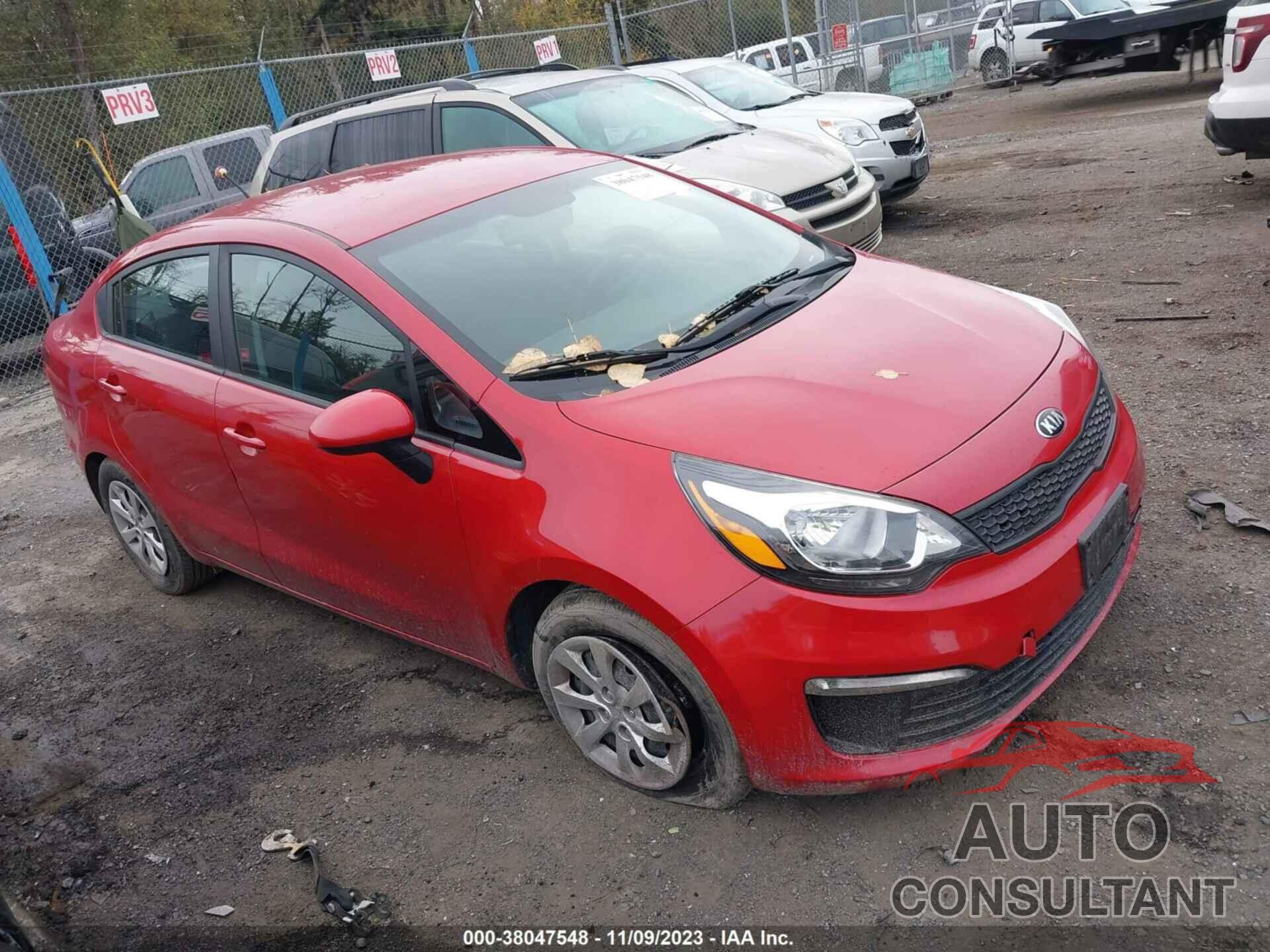 KIA RIO 2017 - KNADM4A3XH6057415