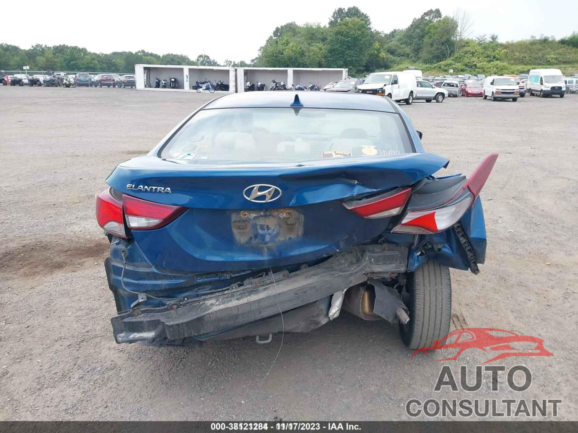 HYUNDAI ELANTRA 2016 - KMHDH4AE5GU494446