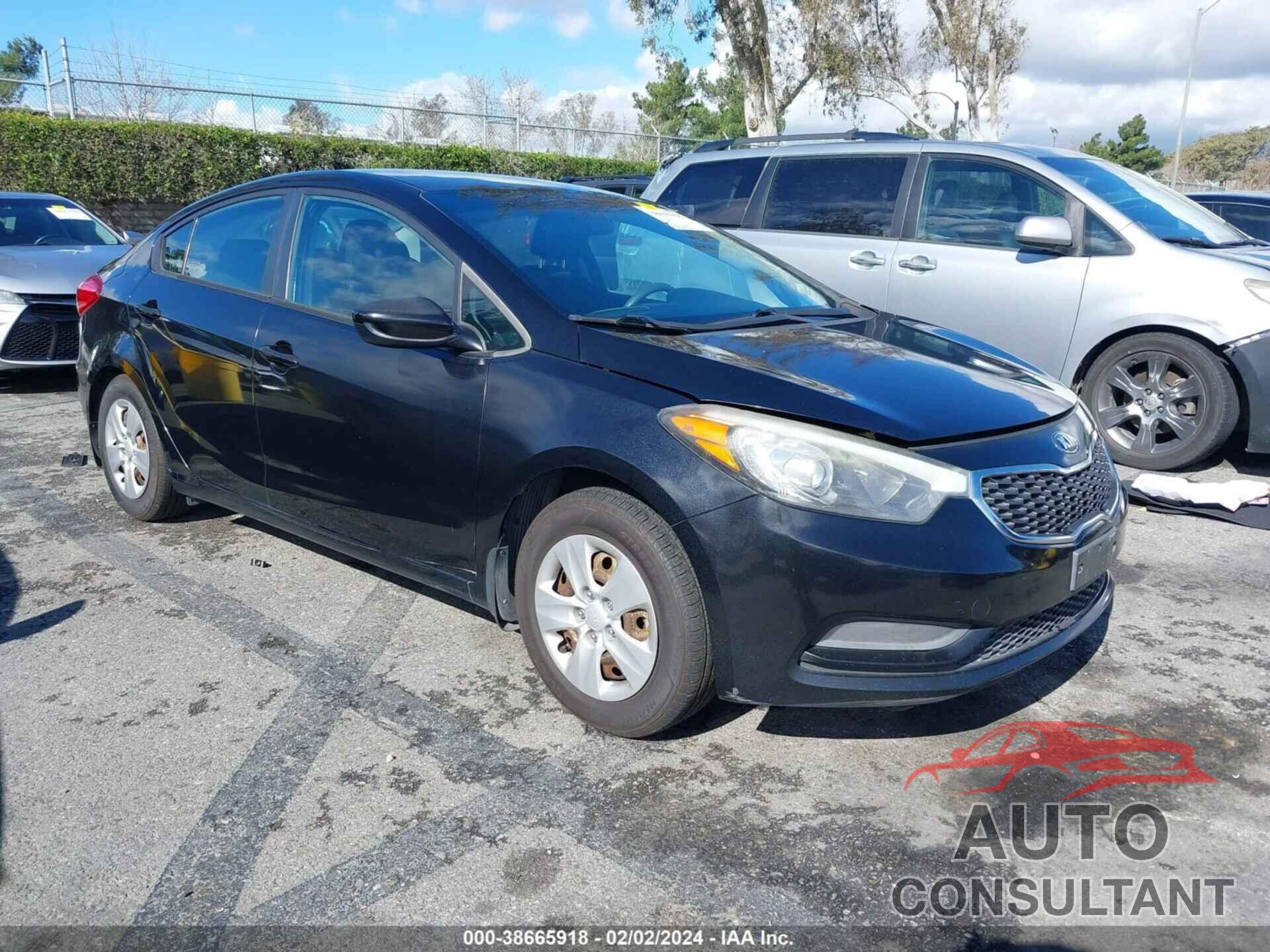 KIA FORTE 2016 - KNAFK4A62G5494869