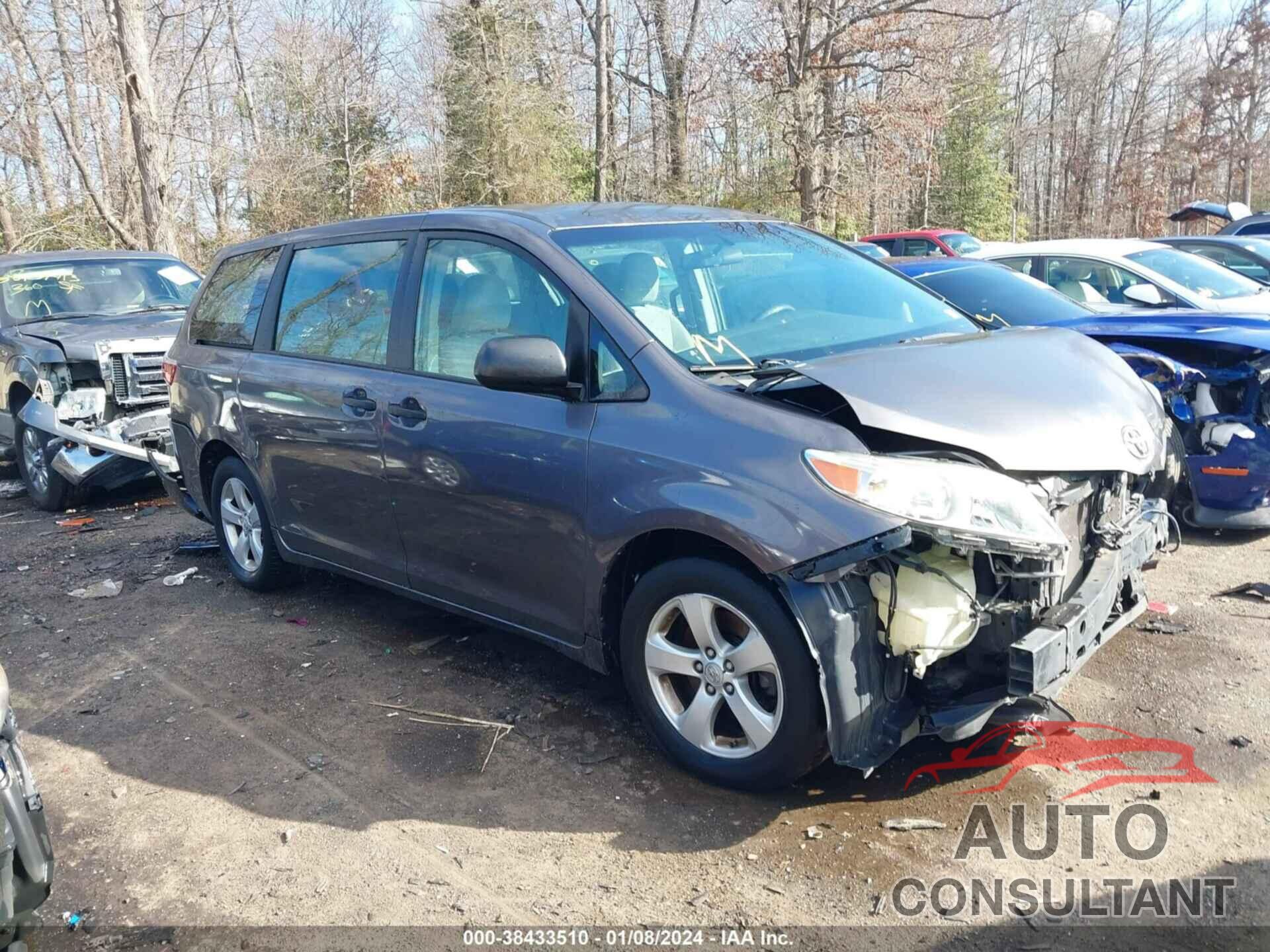 TOYOTA SIENNA 2017 - 5TDZZ3DC4HS799857