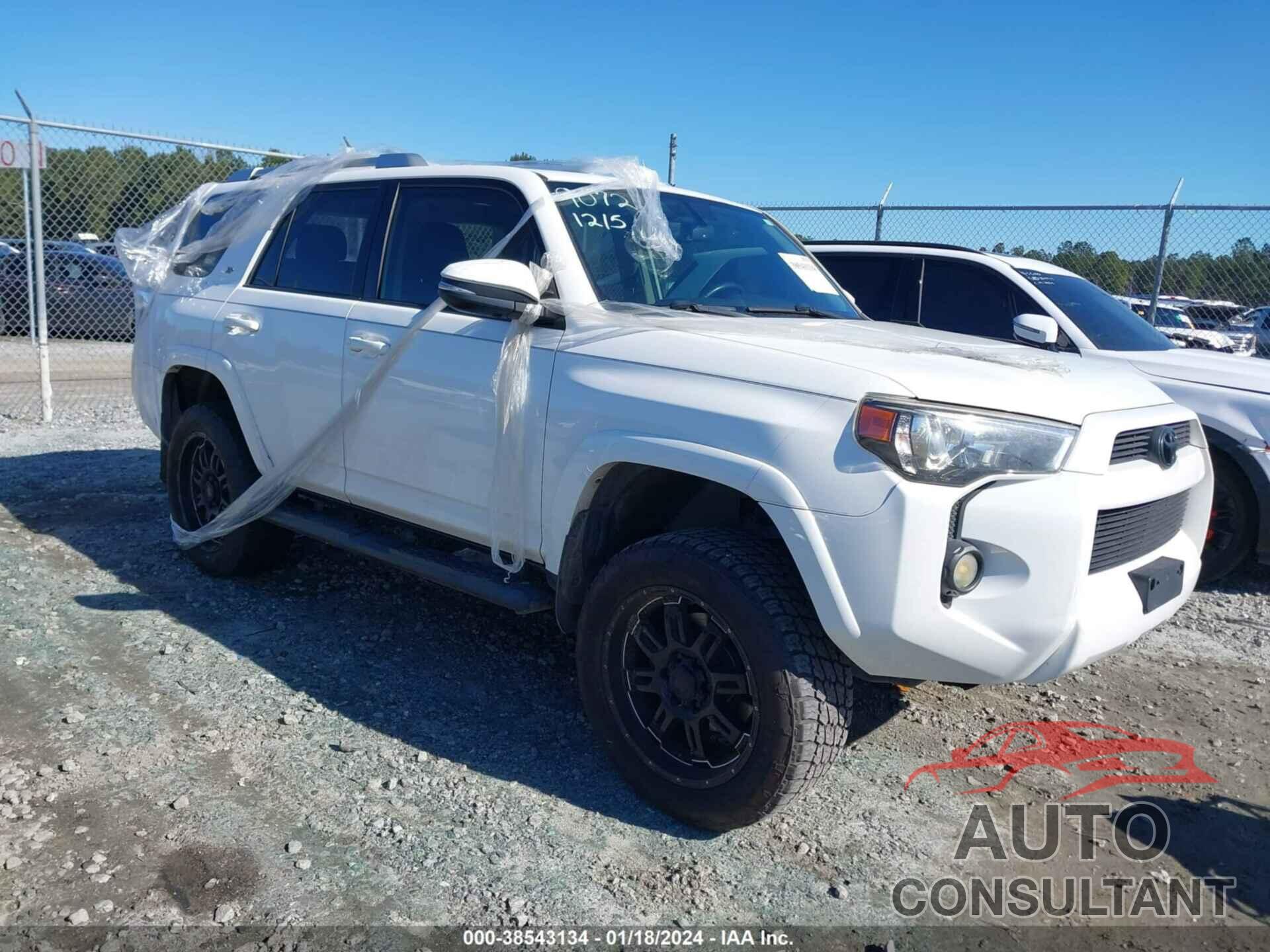 TOYOTA 4RUNNER 2016 - JTEZU5JRXG5113274