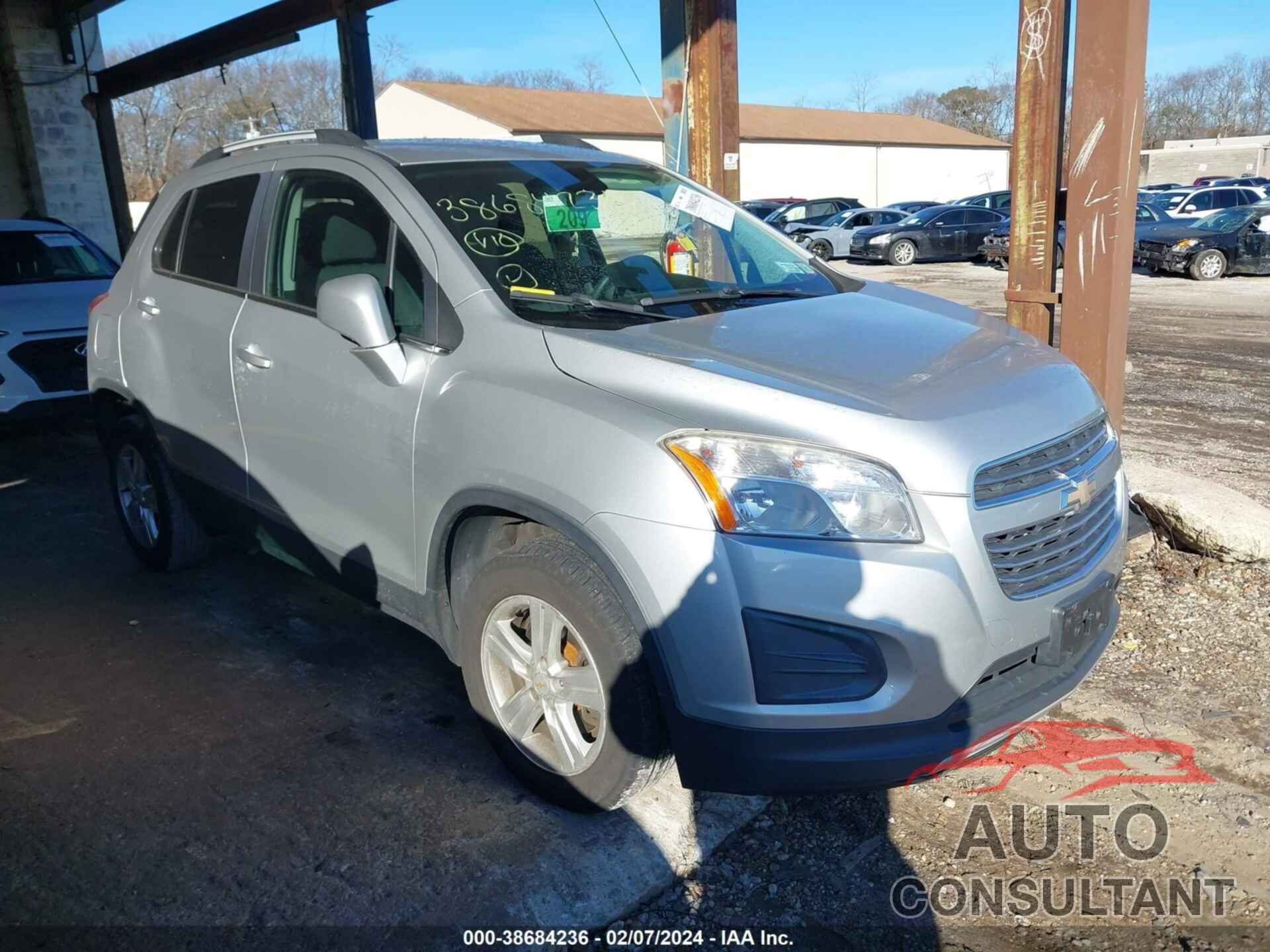 CHEVROLET TRAX 2016 - KL7CJPSB2GB504899