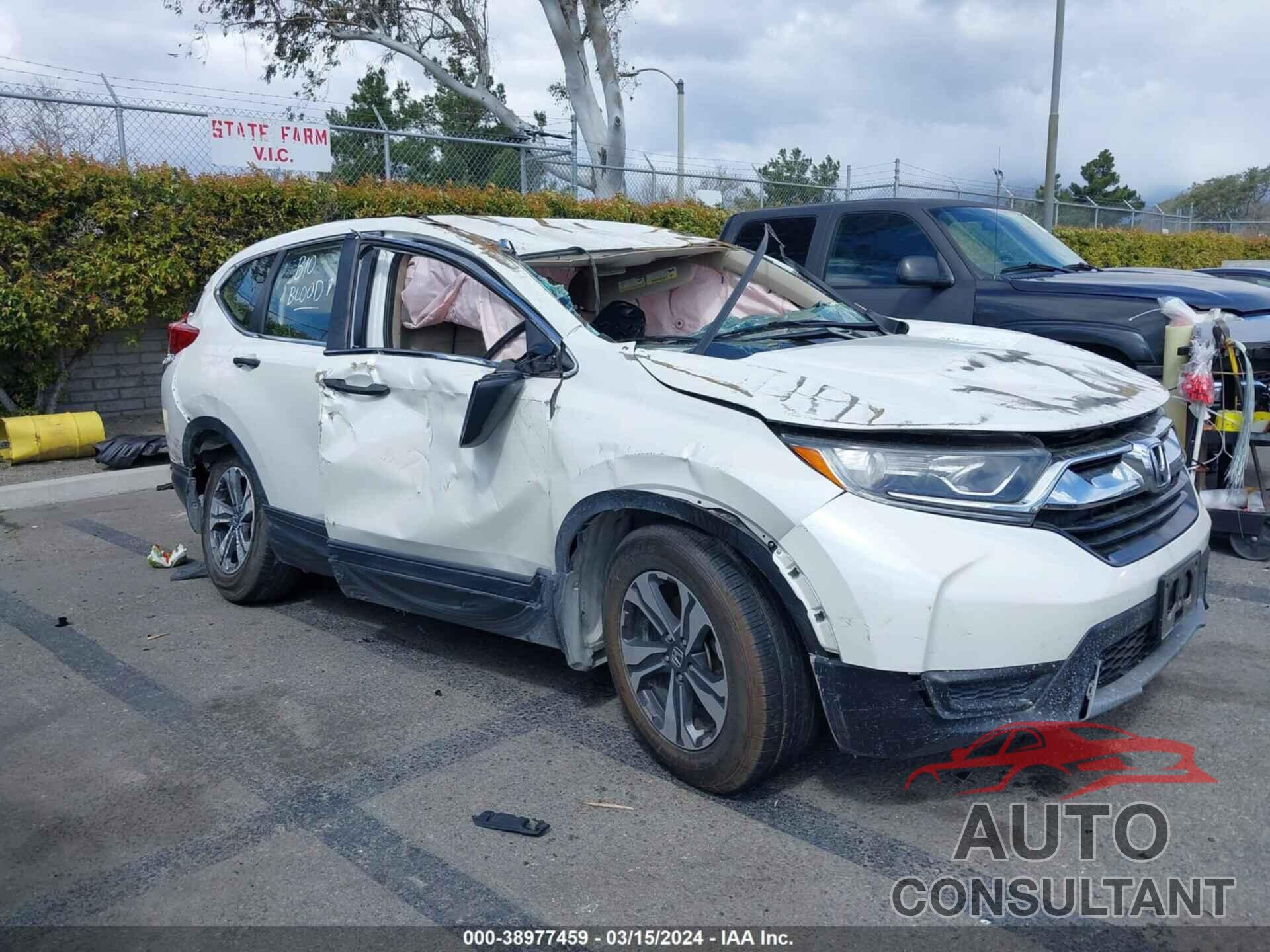 HONDA CR-V 2018 - 5J6RW5H39JL000414