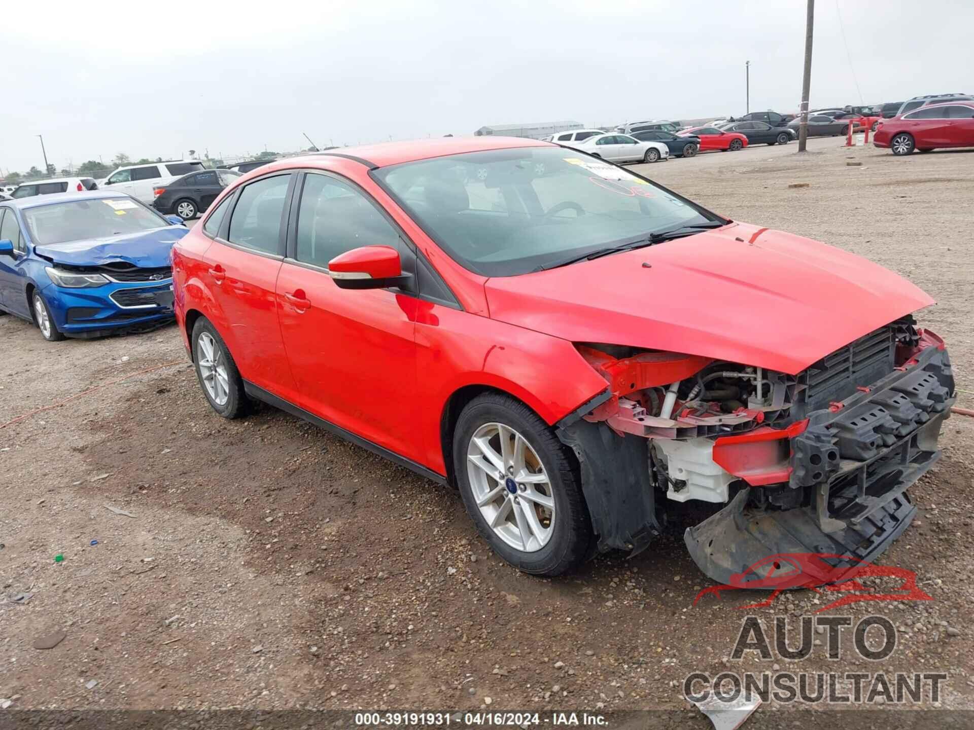 FORD FOCUS 2017 - 1FADP3F26HL283897