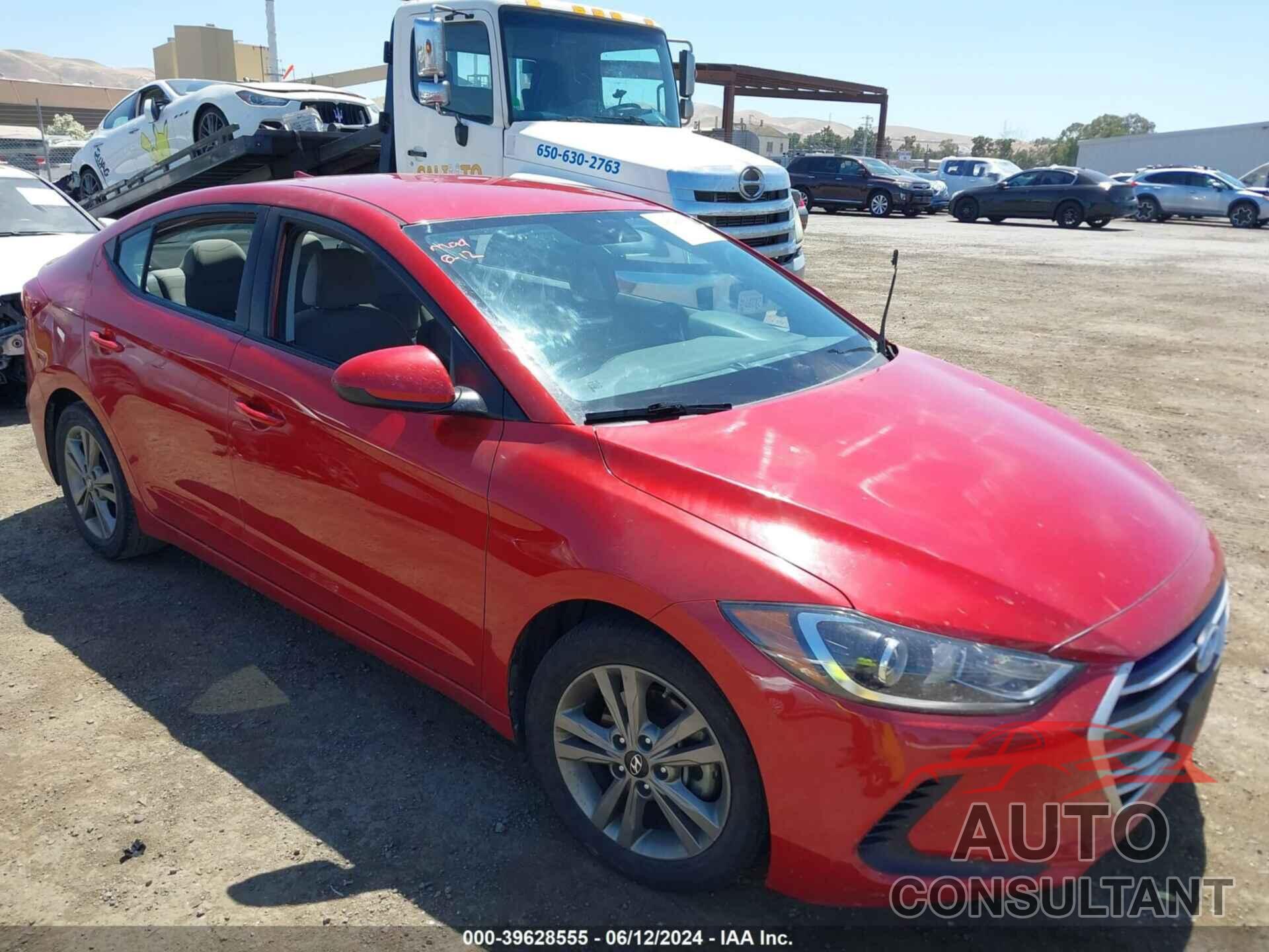 HYUNDAI ELANTRA 2018 - 5NPD84LF7JH307252