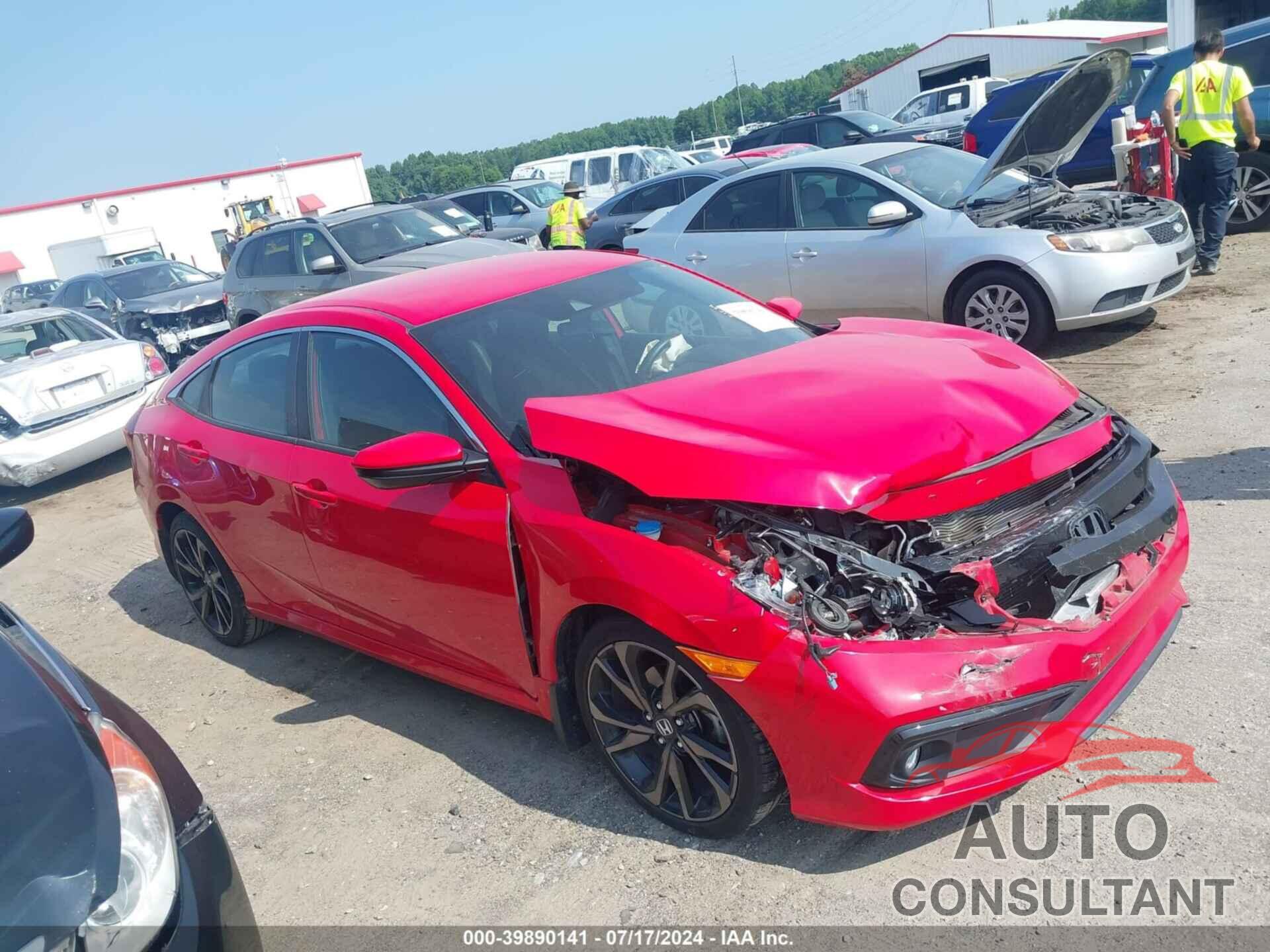 HONDA CIVIC 2020 - 2HGFC2F88LH569478